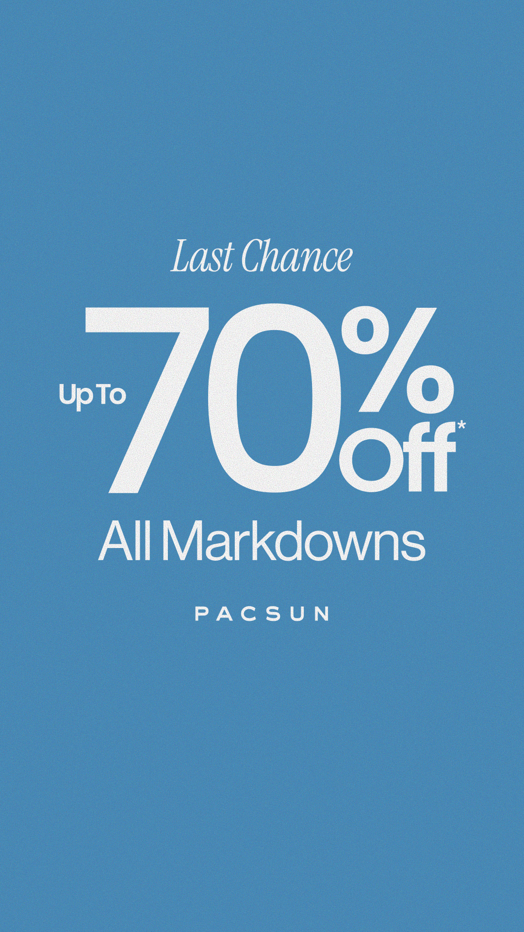 PacSun Facebook ad