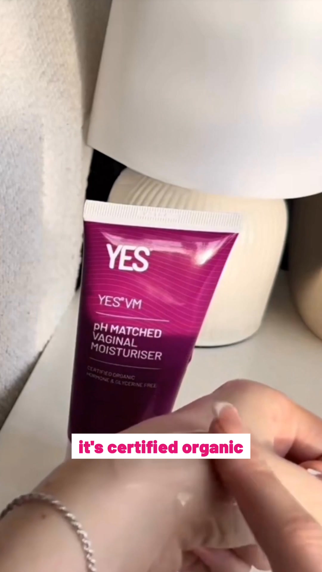 YES - The Organic Intimacy Company Facebook ad from Apr 15, 2026