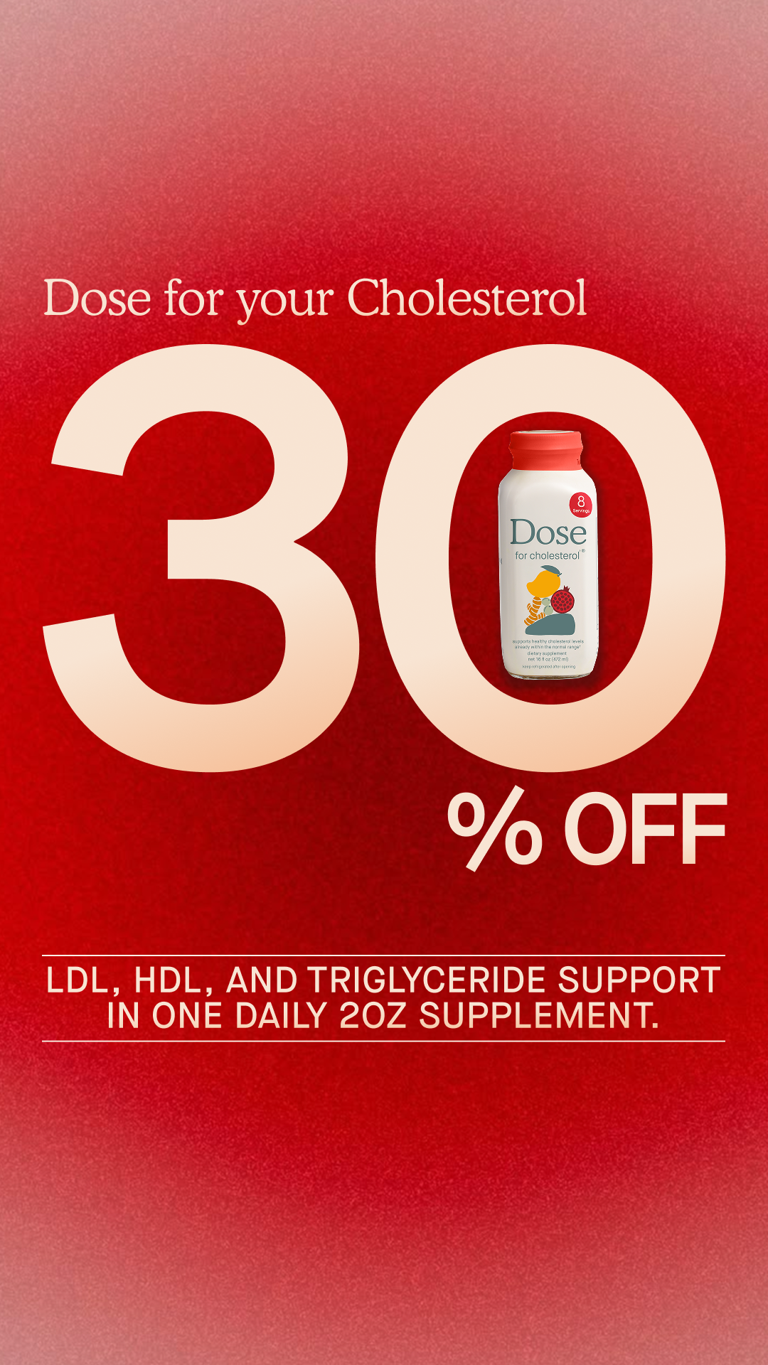 Dose for Cholesterol Facebook ad