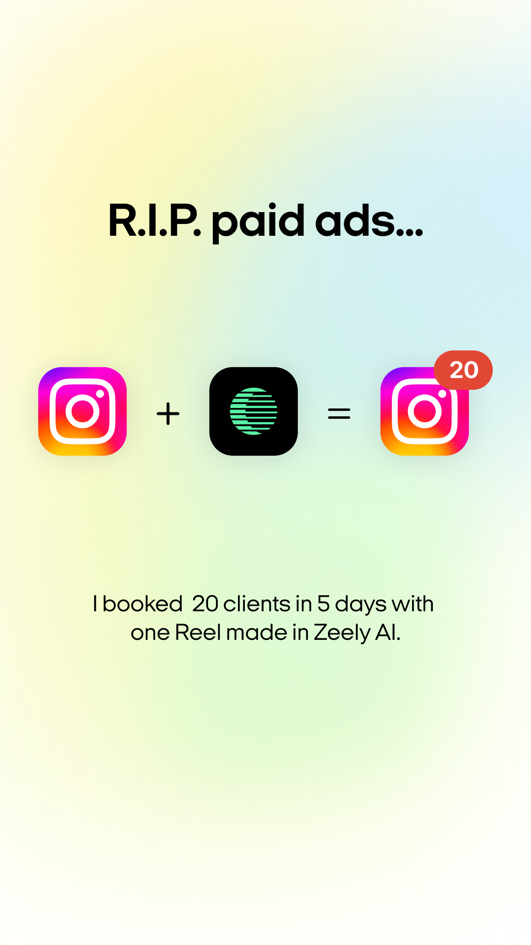 Zeely Facebook ad