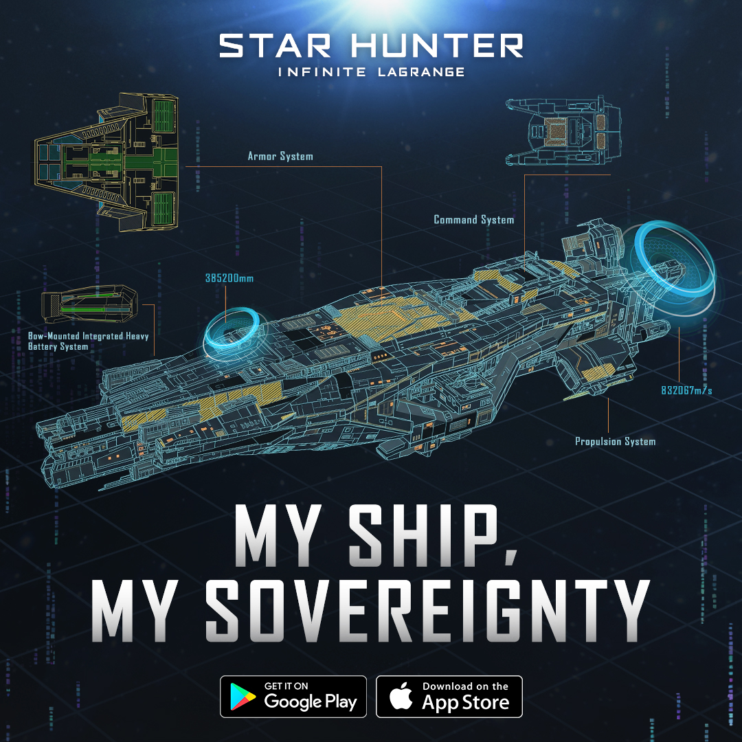 Infinite Lagrange Facebook ad: A player-driven story. Will your region be known for peace…