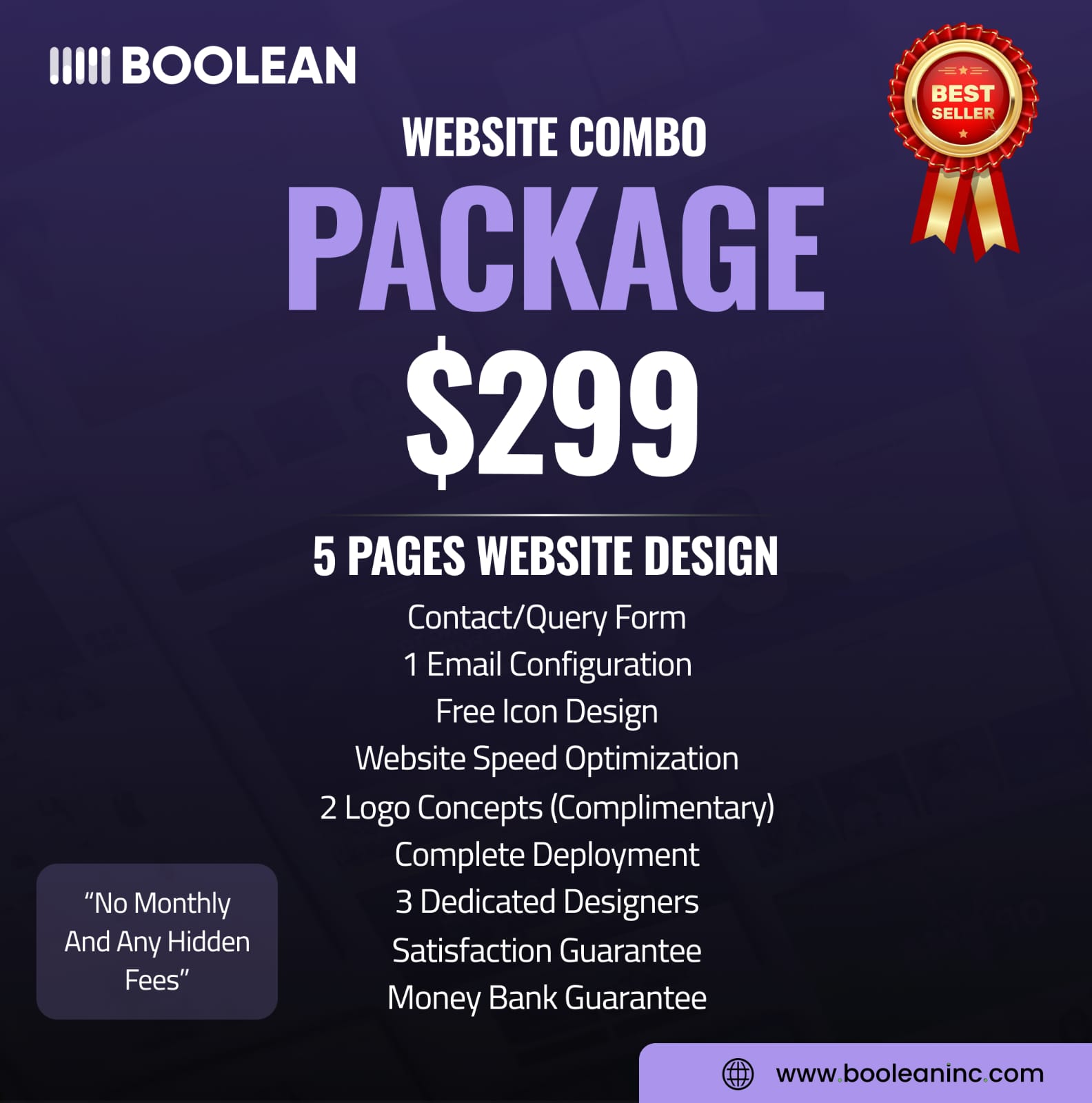 Boolean inc. Facebook ad