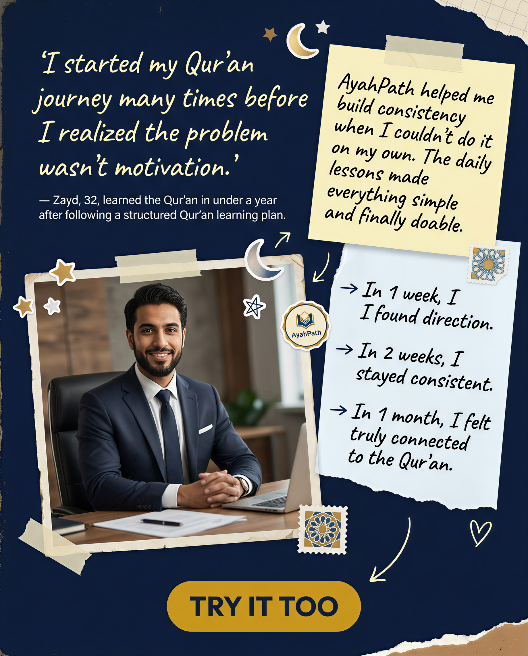 Imam Advice Daily Facebook ad