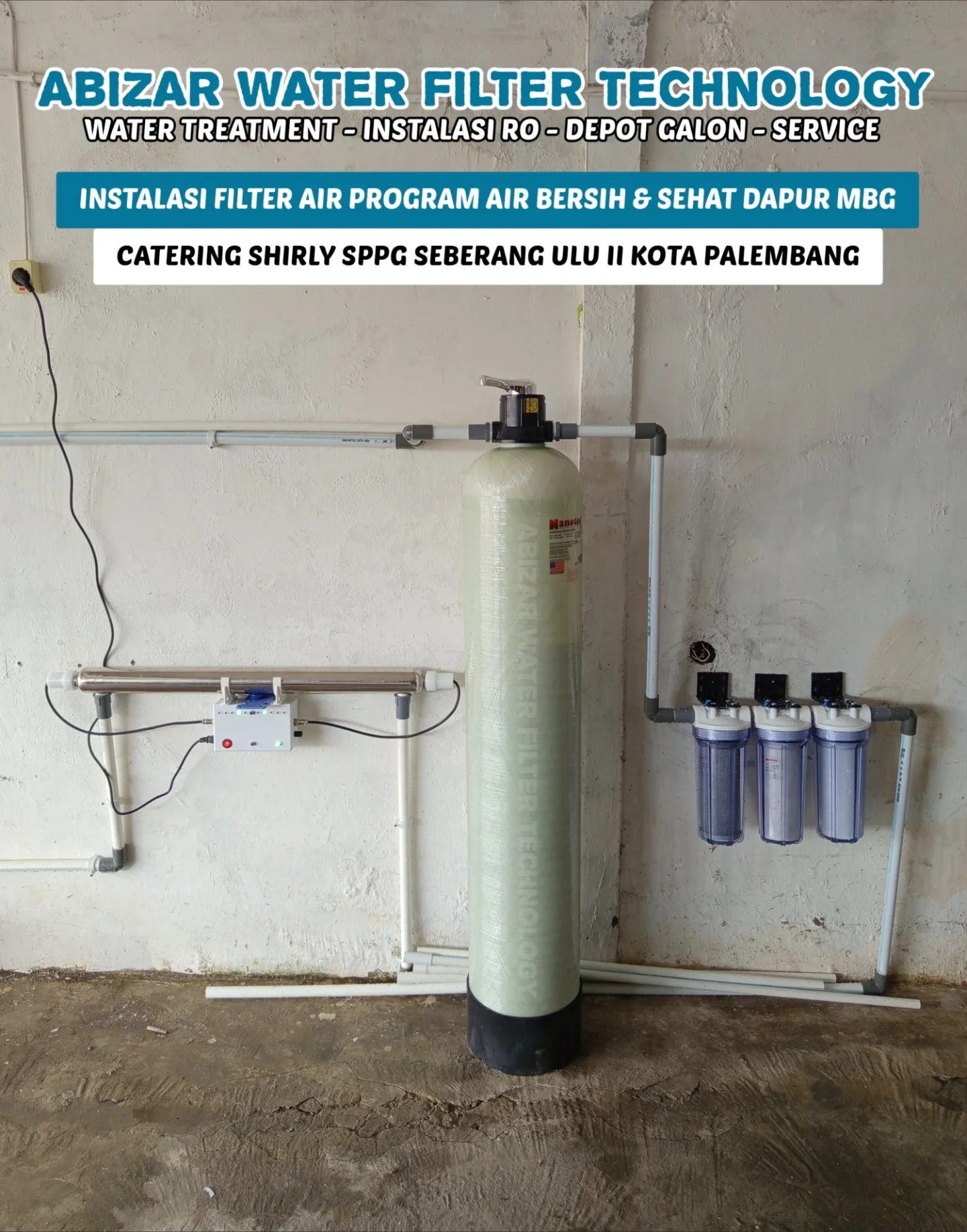 Abizar Water Filter Technology Facebook ad: Instalasi Pemasangan Filter Air Bersih dan Sehat Di…