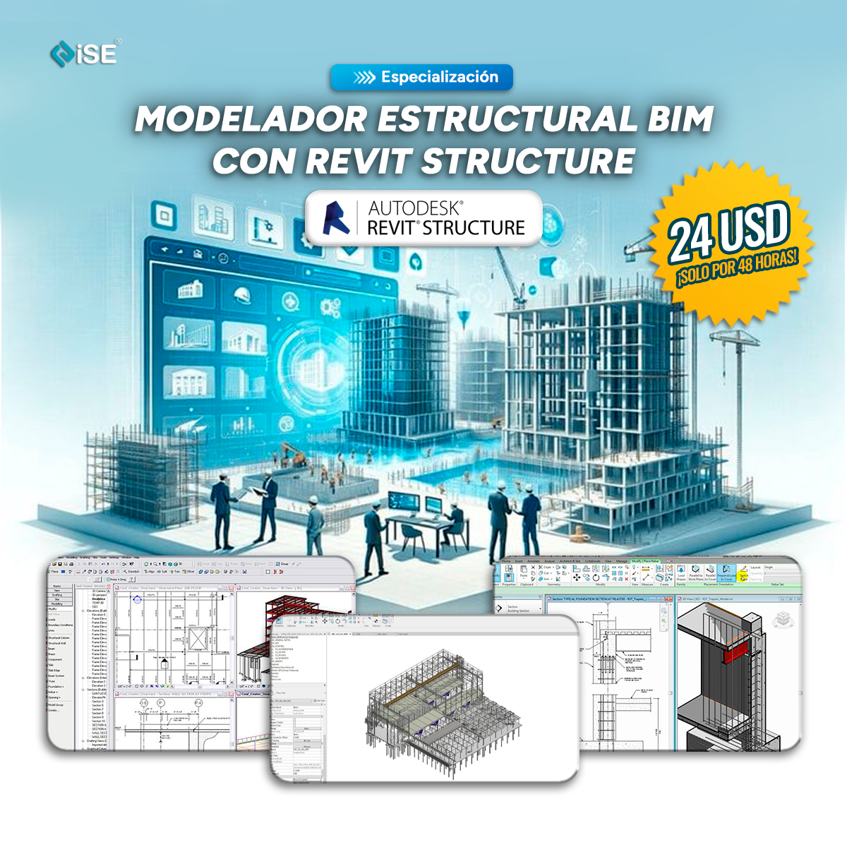 ISE - Civil Facebook ad: Acceso Completo (Pago Único $24 USD)