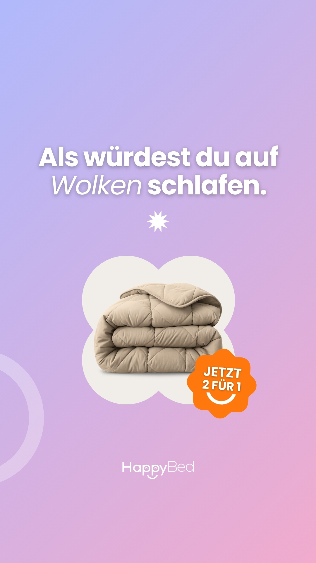 Thehappybed.de Facebook ad