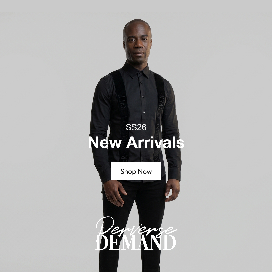 Perverse Demand Facebook ad: Shop the SS26 Tape Shirt, £100