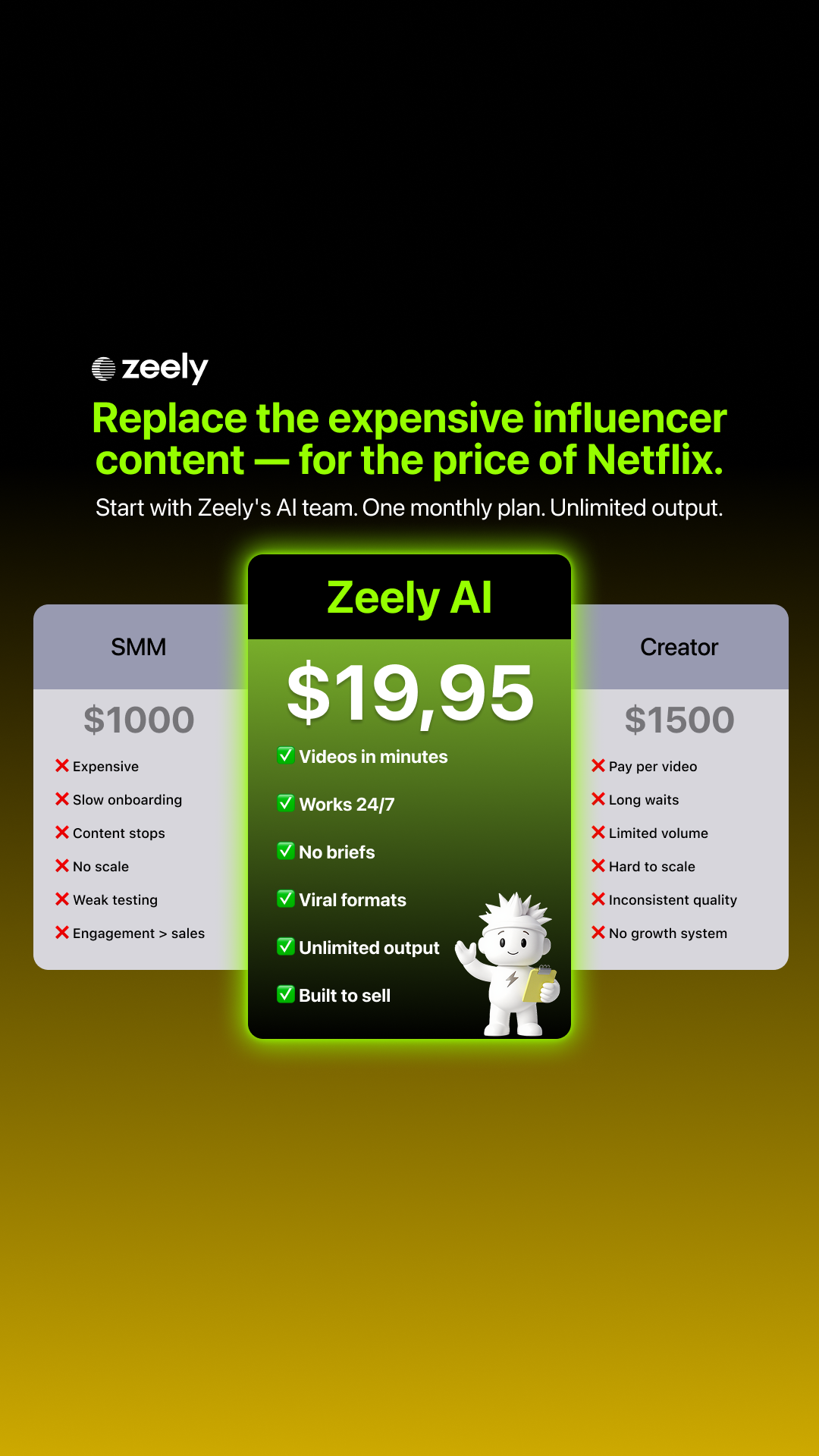 Zeely Facebook ad