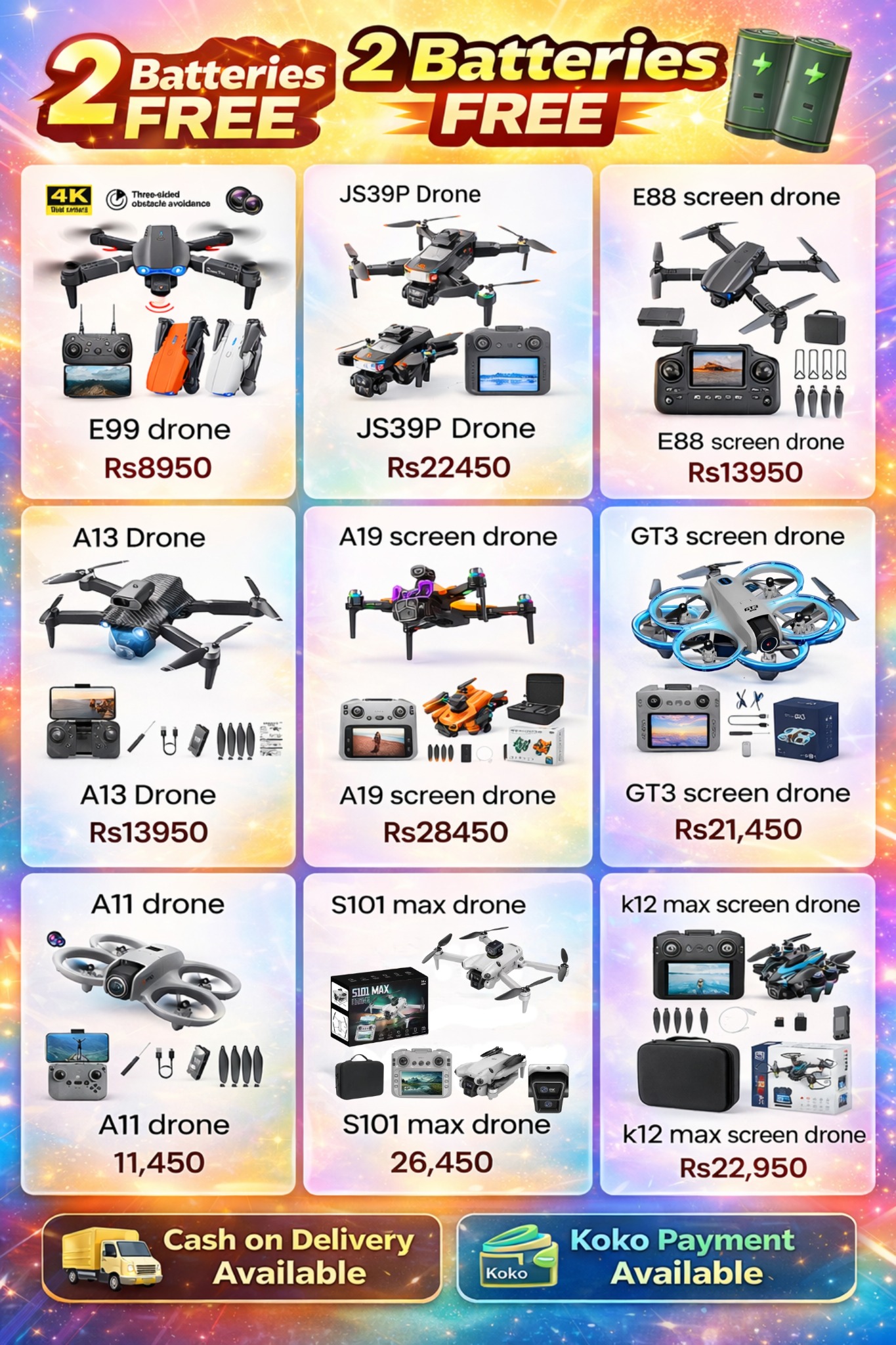 RI Vintage Facebook ad: ලංකාවේ අඩුවටම Drones! + KOKO
