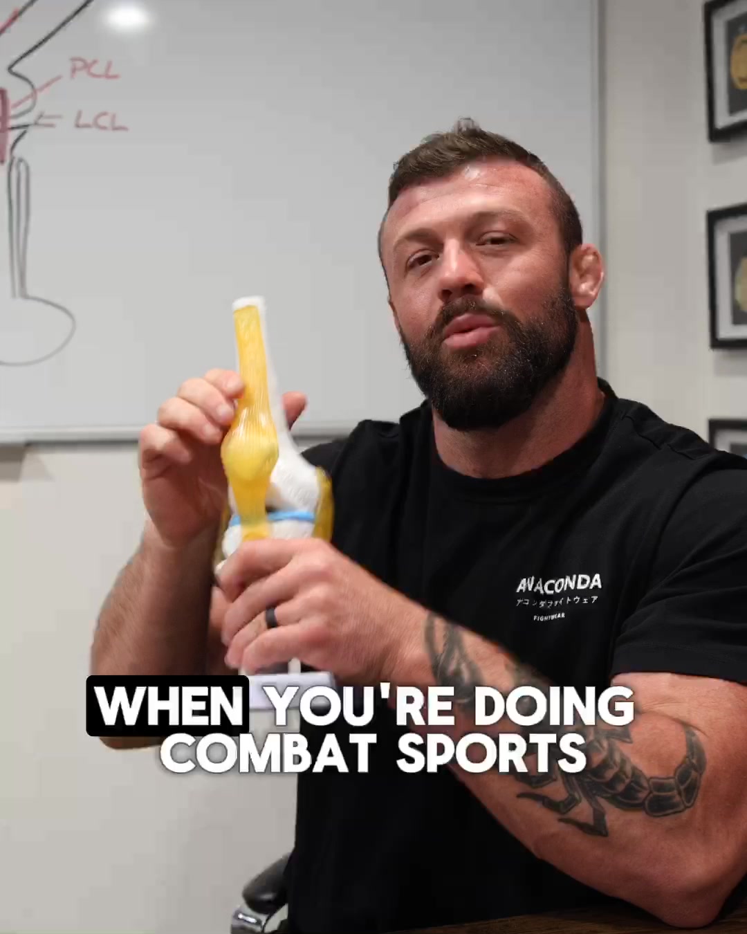 Anaconda Performance Facebook ad: Fast Relief for Stiff, Sore Knees