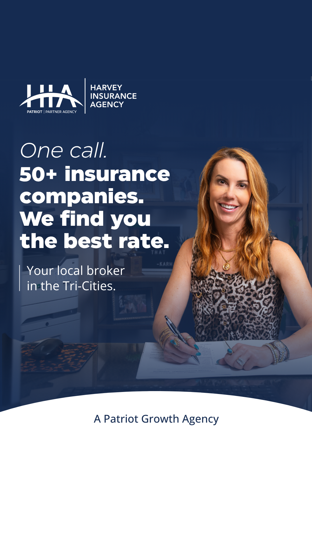 Harvey Insurance Agency Facebook ad