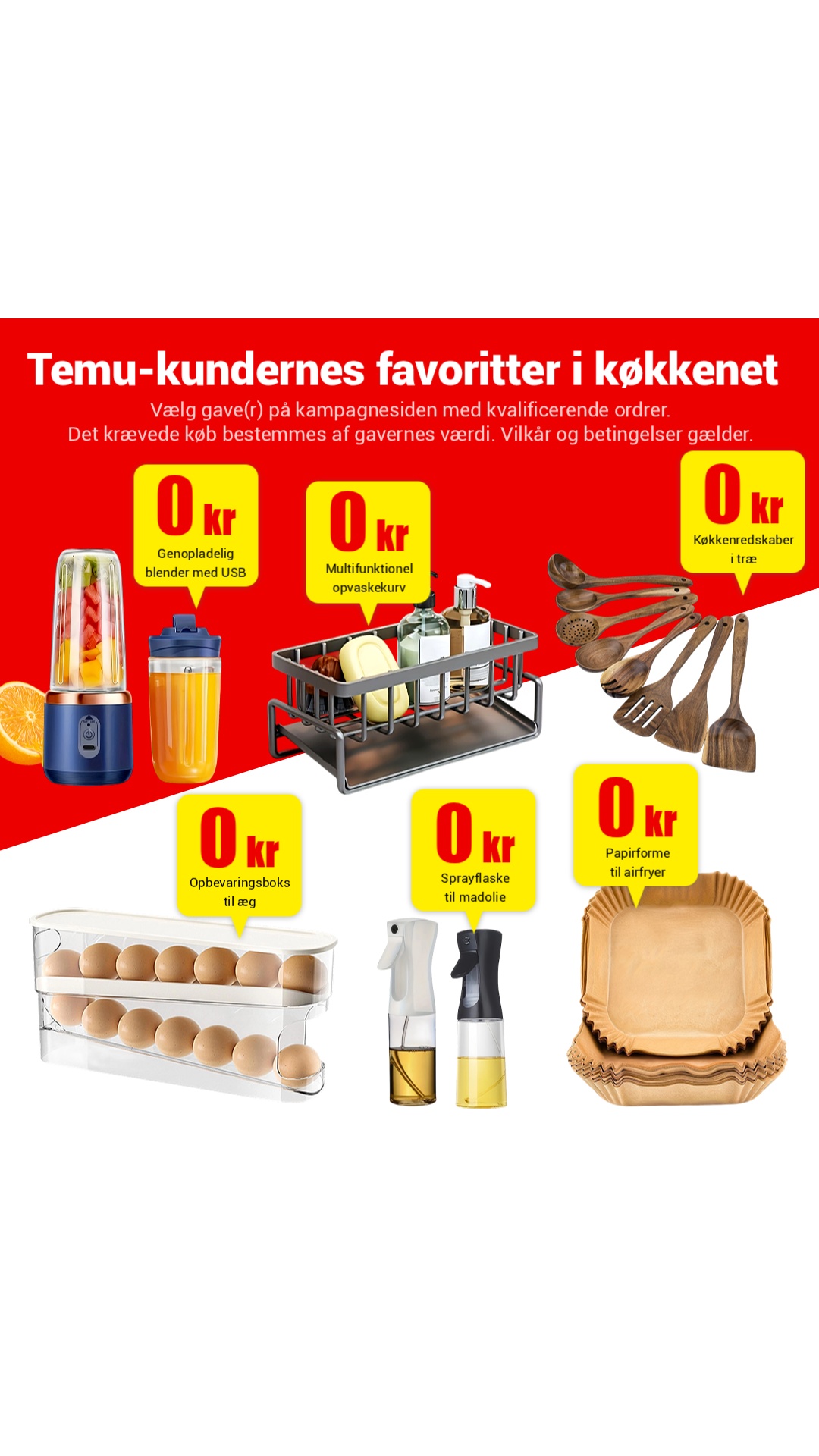 Temu Denmark Facebook ad