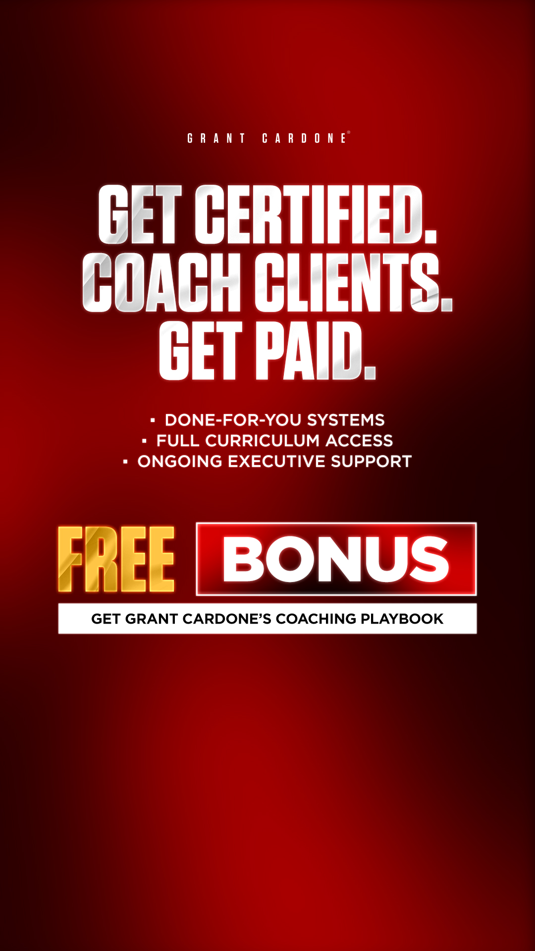 Grant Cardone Facebook ad