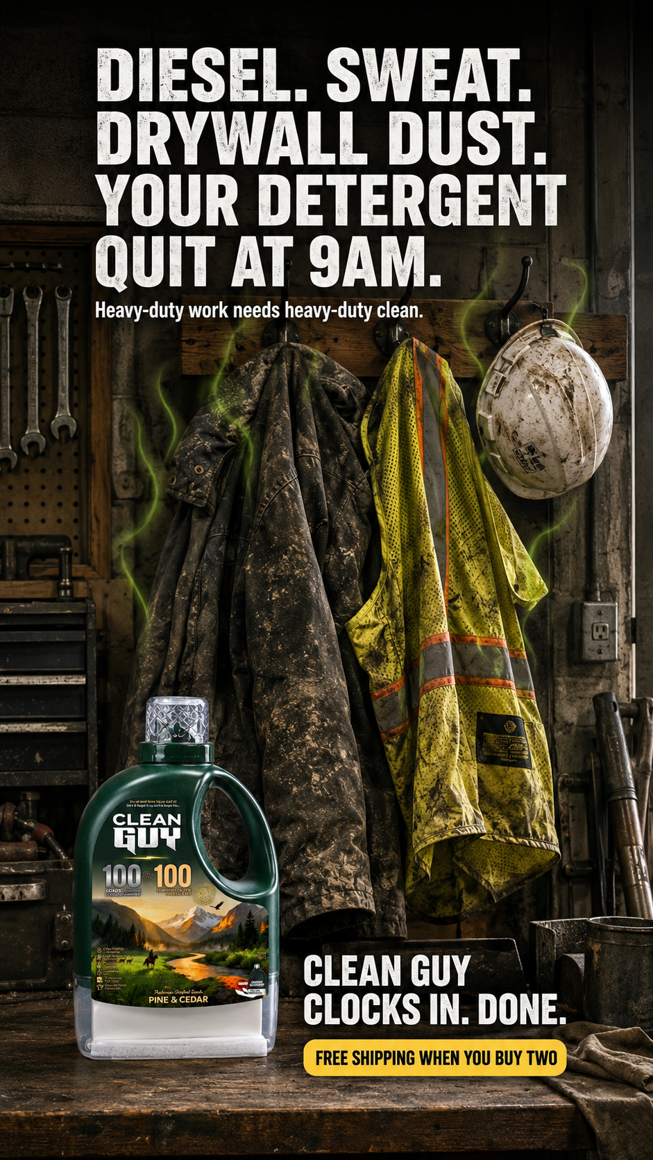 Clean Guy Facebook ad
