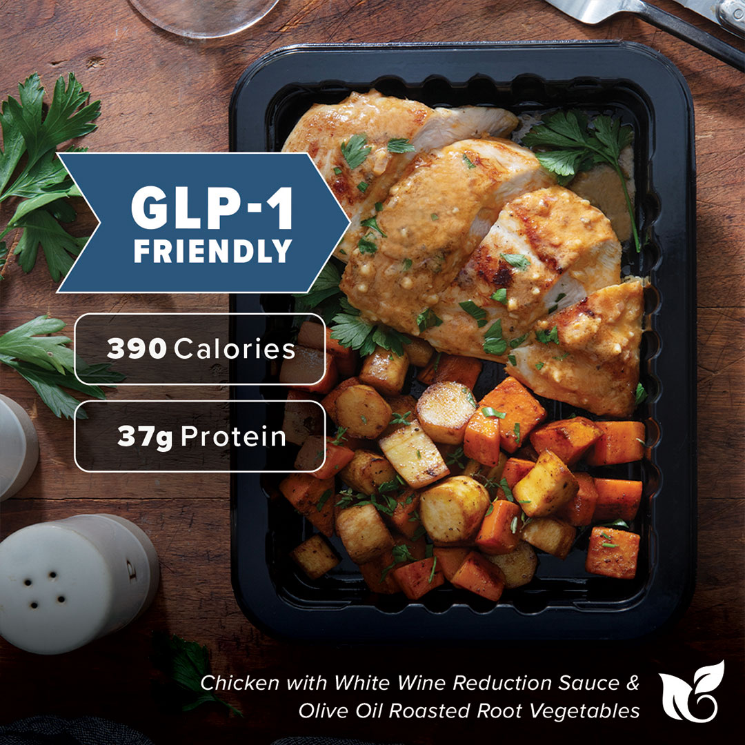 Metabolic Meals Facebook ad: GLP-1 Friendly Chef-Prepared Meals