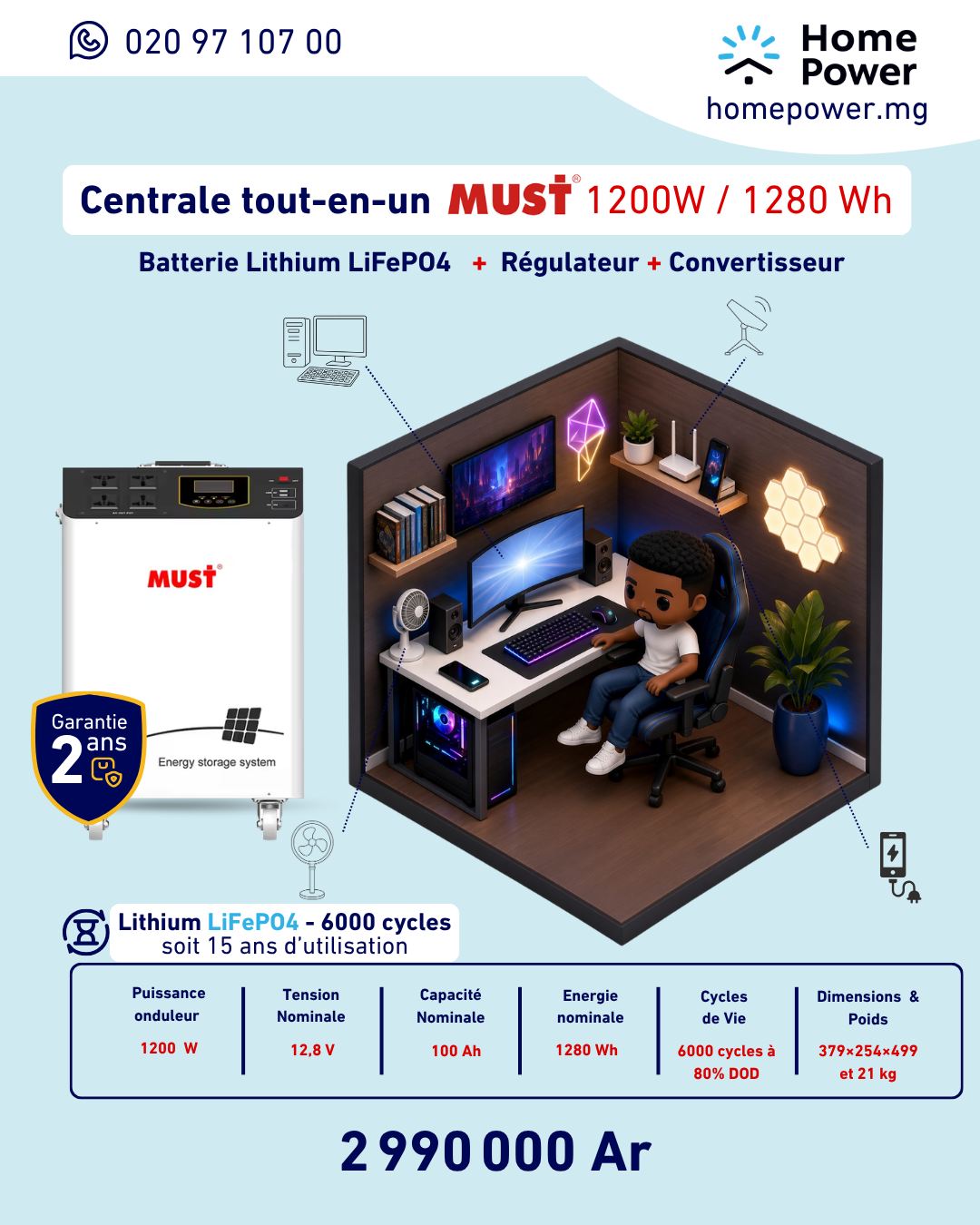 Home Power Madagascar Facebook ad