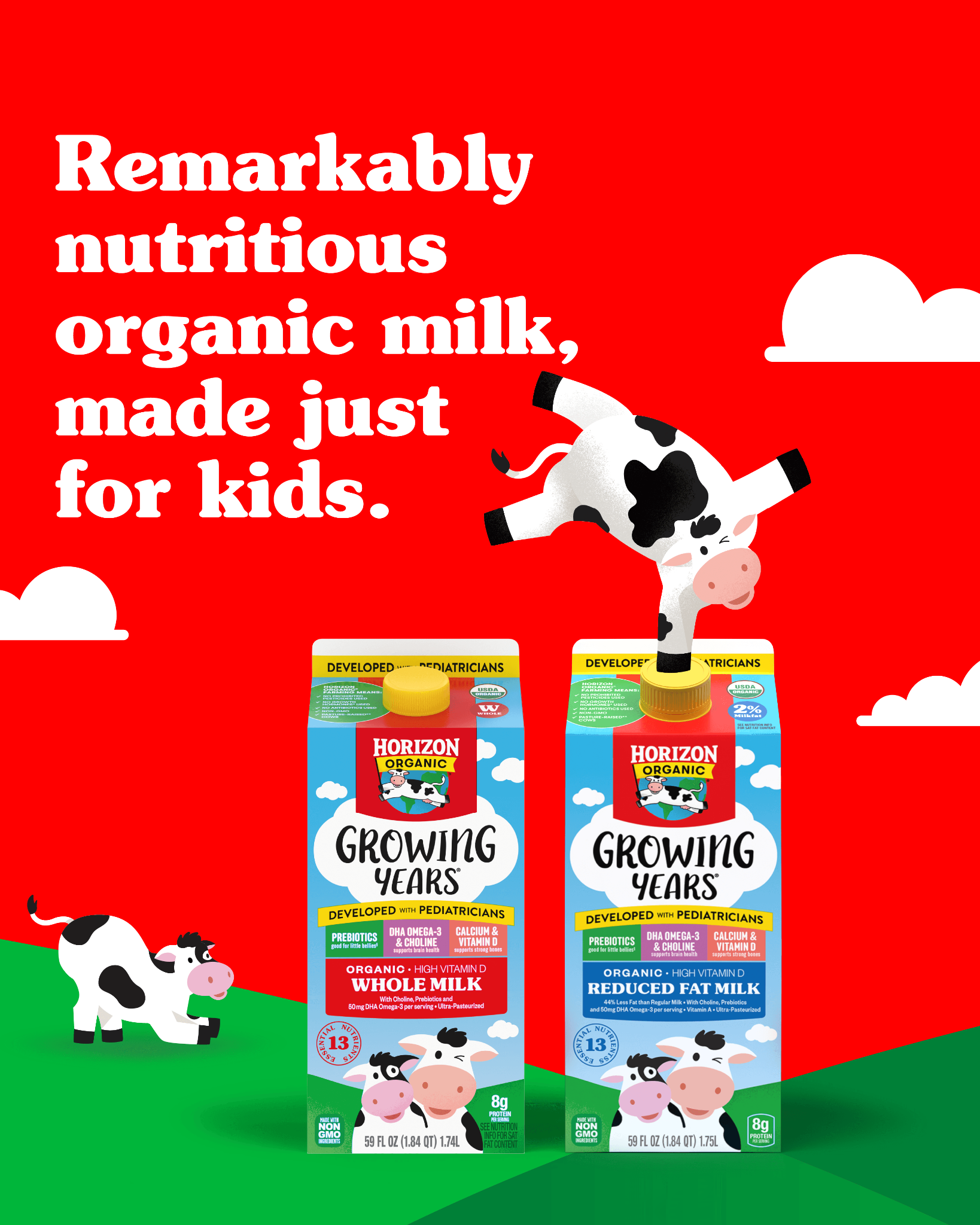 Horizon Organic Facebook ad from May 7, 2026