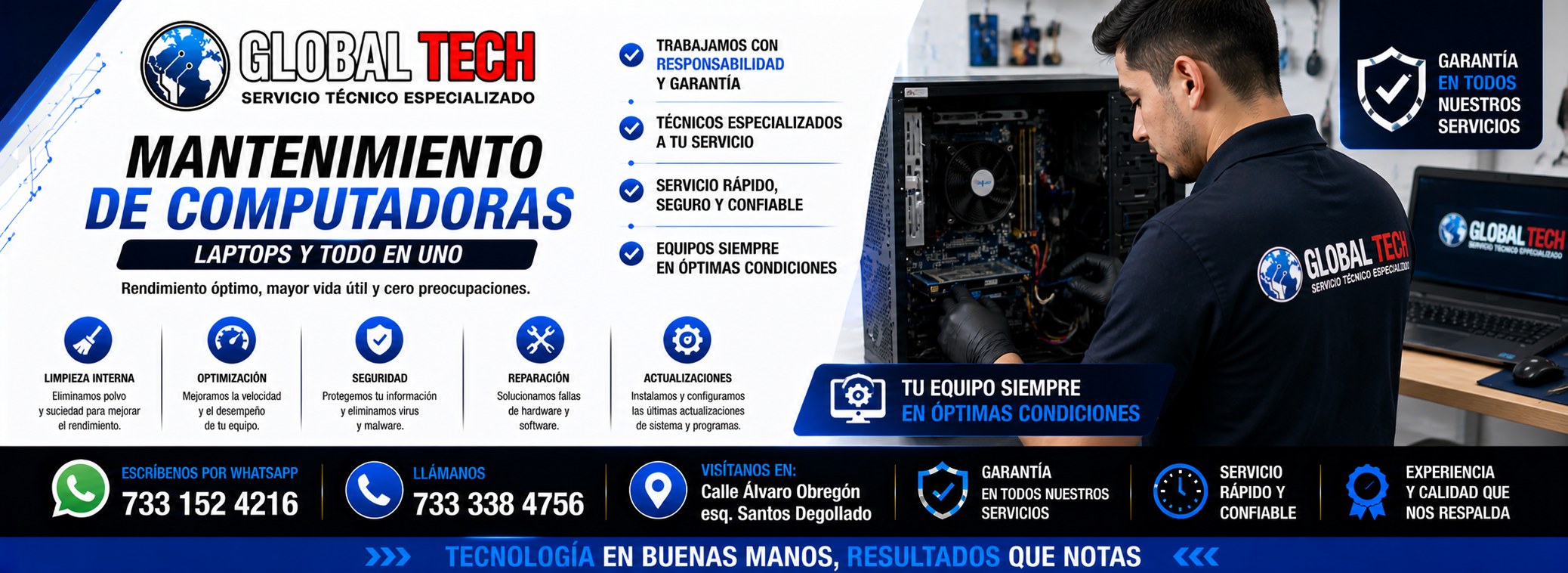 Global-Tech Facebook ad: GLOBAL TECH