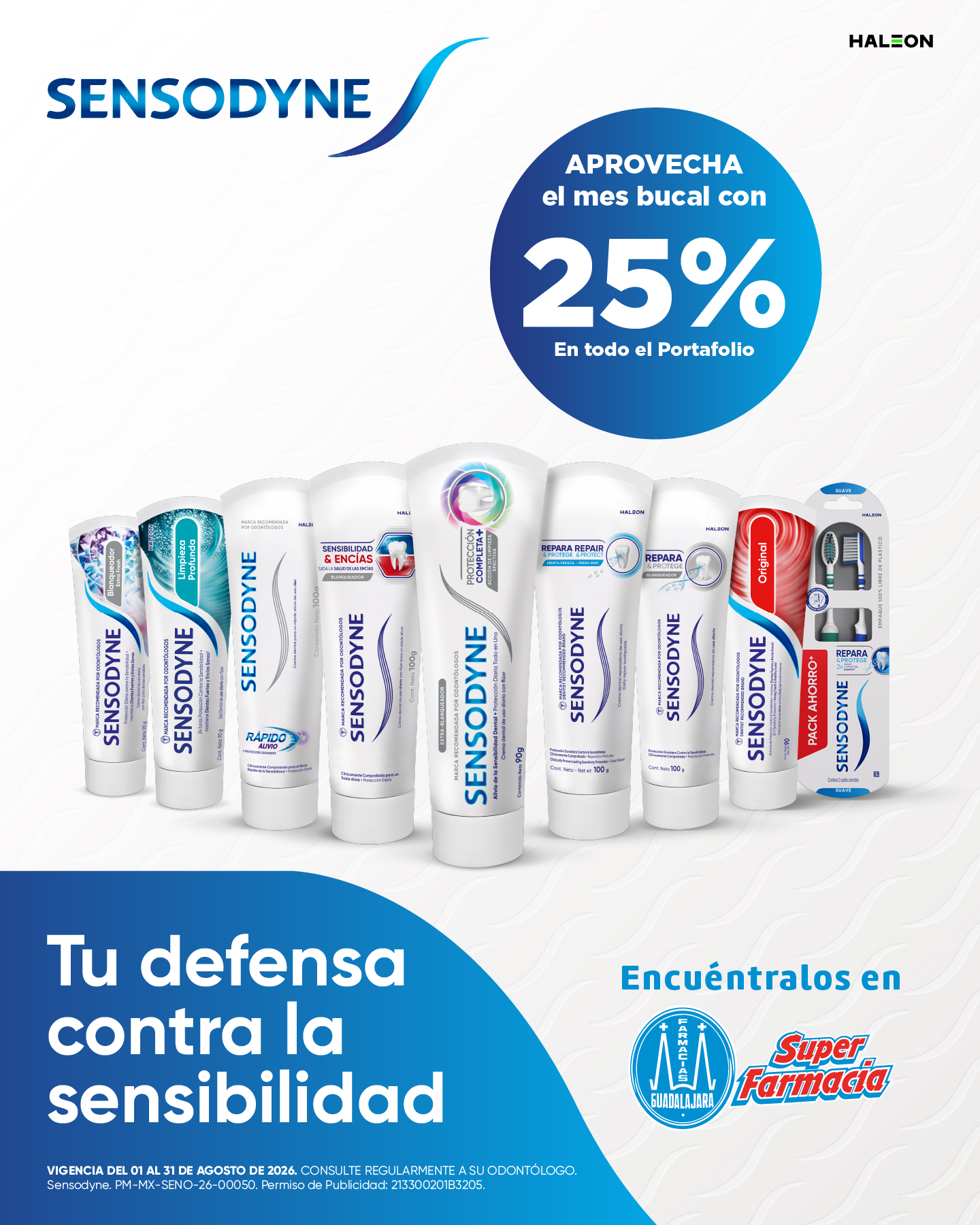 Sensodyne Facebook ad from Aug 14, 2026