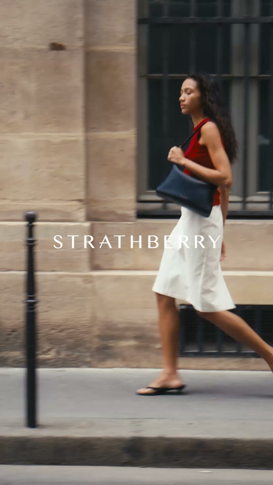 Strathberry Facebook ad: The cult favourites by Strathberry.