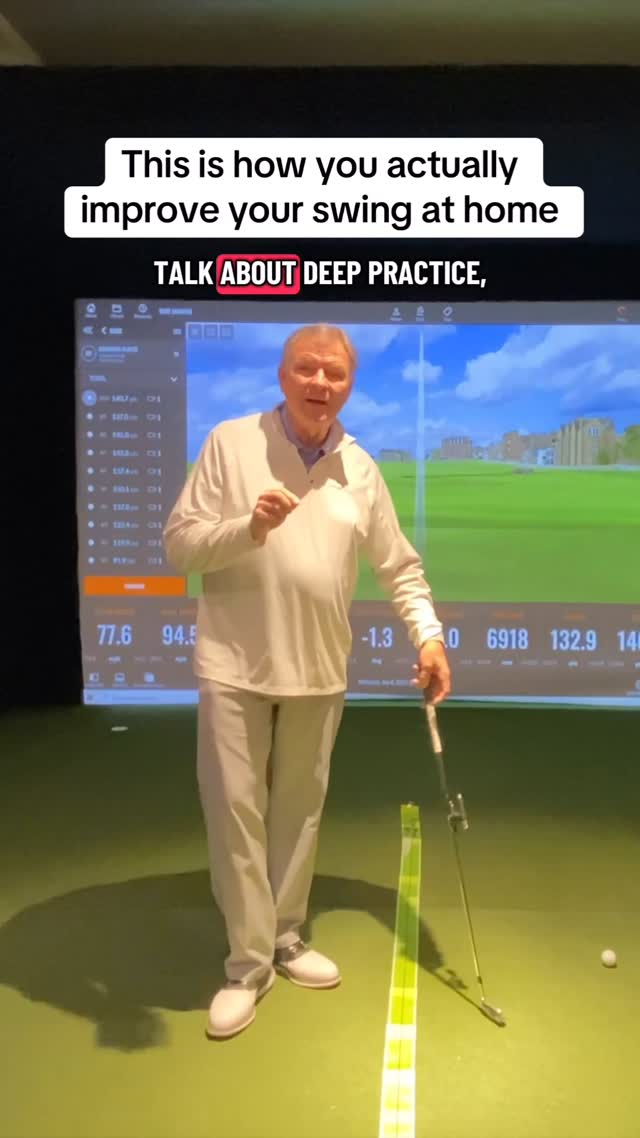 EyeLine Golf Facebook ad: The best way to practice at home