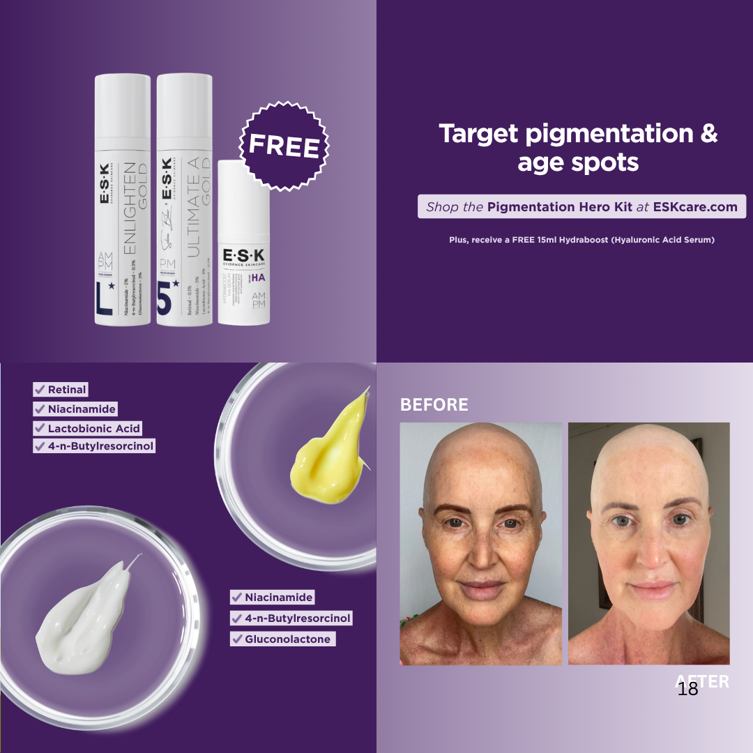 ESK  Evidence Skincare Facebook ad