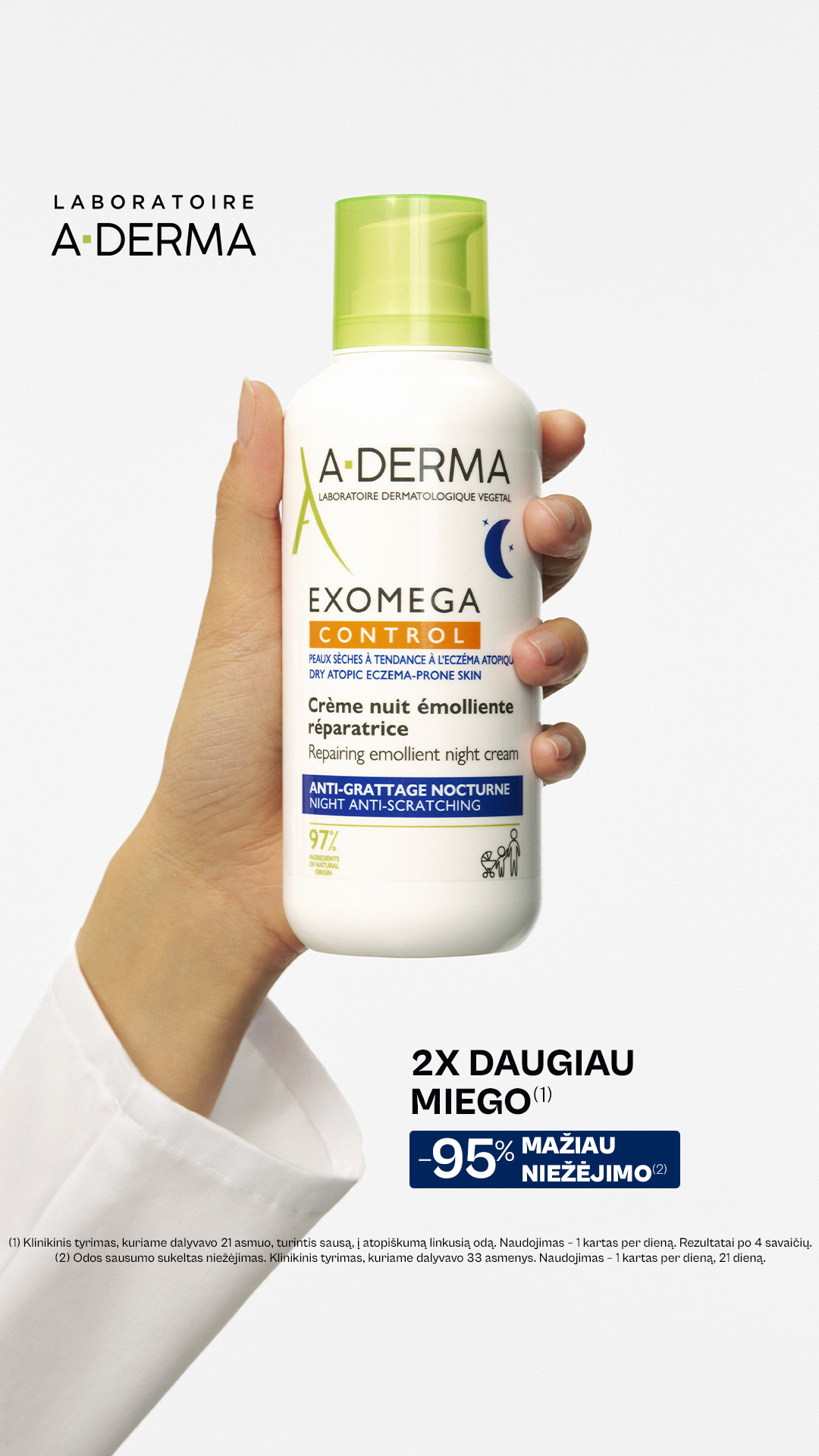 A-Derma Lietuva Facebook ad: Naktinis kremas