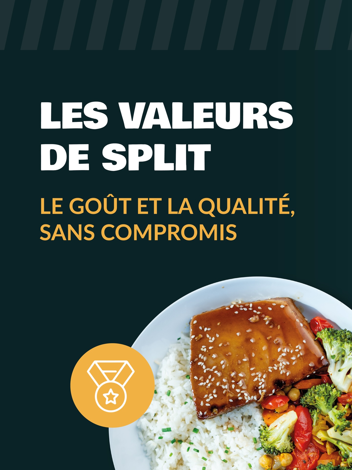 SPLIT Nutrition Facebook ad: Chez Split Nutrition on nourrit bien plus que…