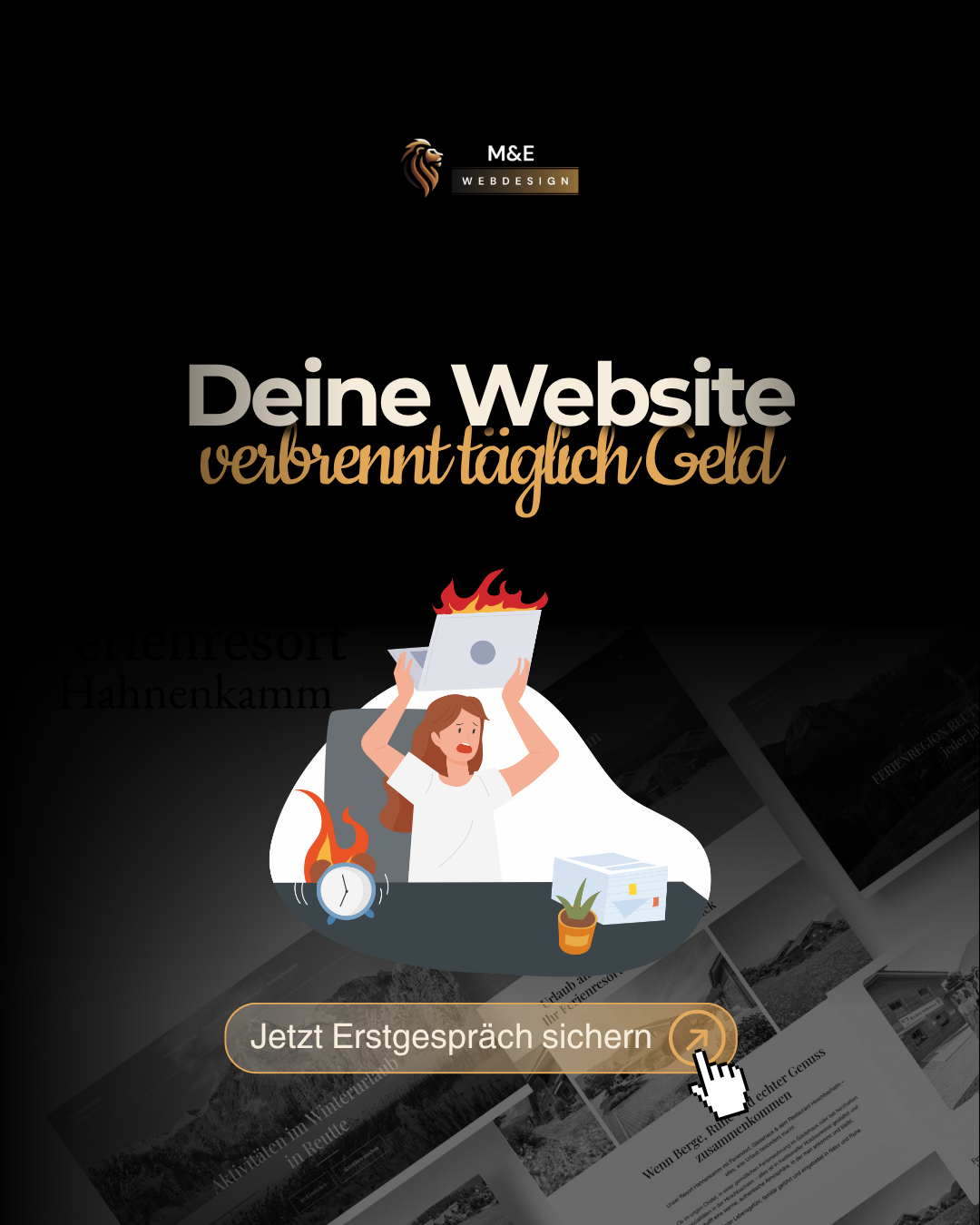 Milena Kautecky - M&E Webdesign Facebook ad