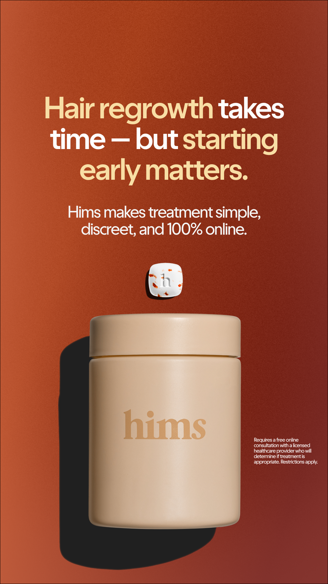 hims Facebook ad