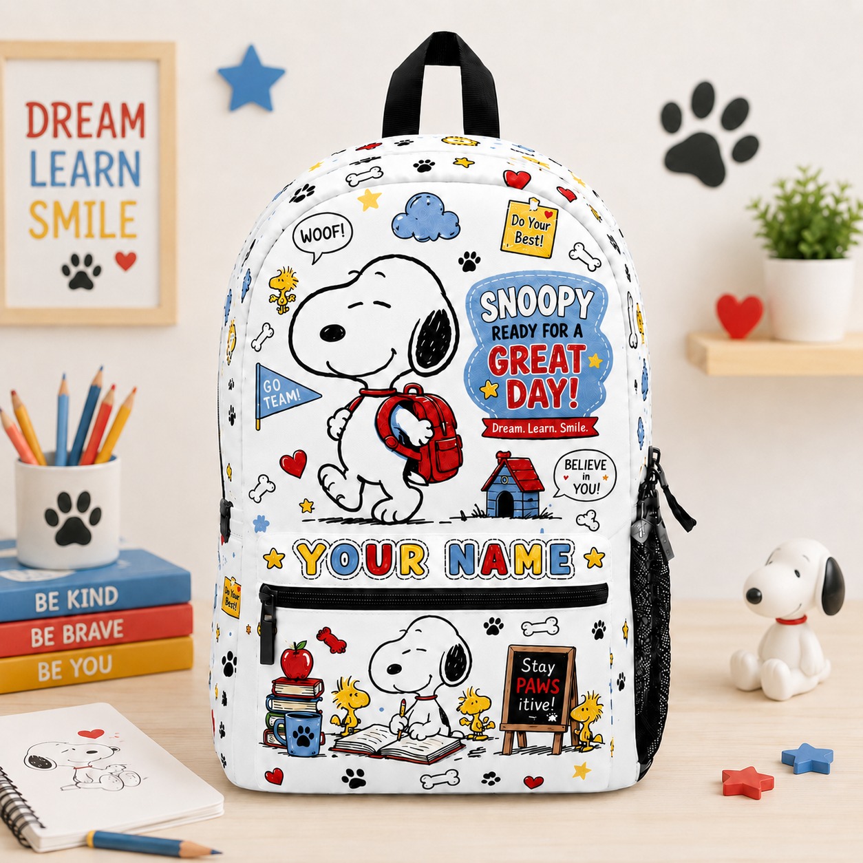 Trending Gifts Facebook ad: Turn every school day into a cheerful cartoon…