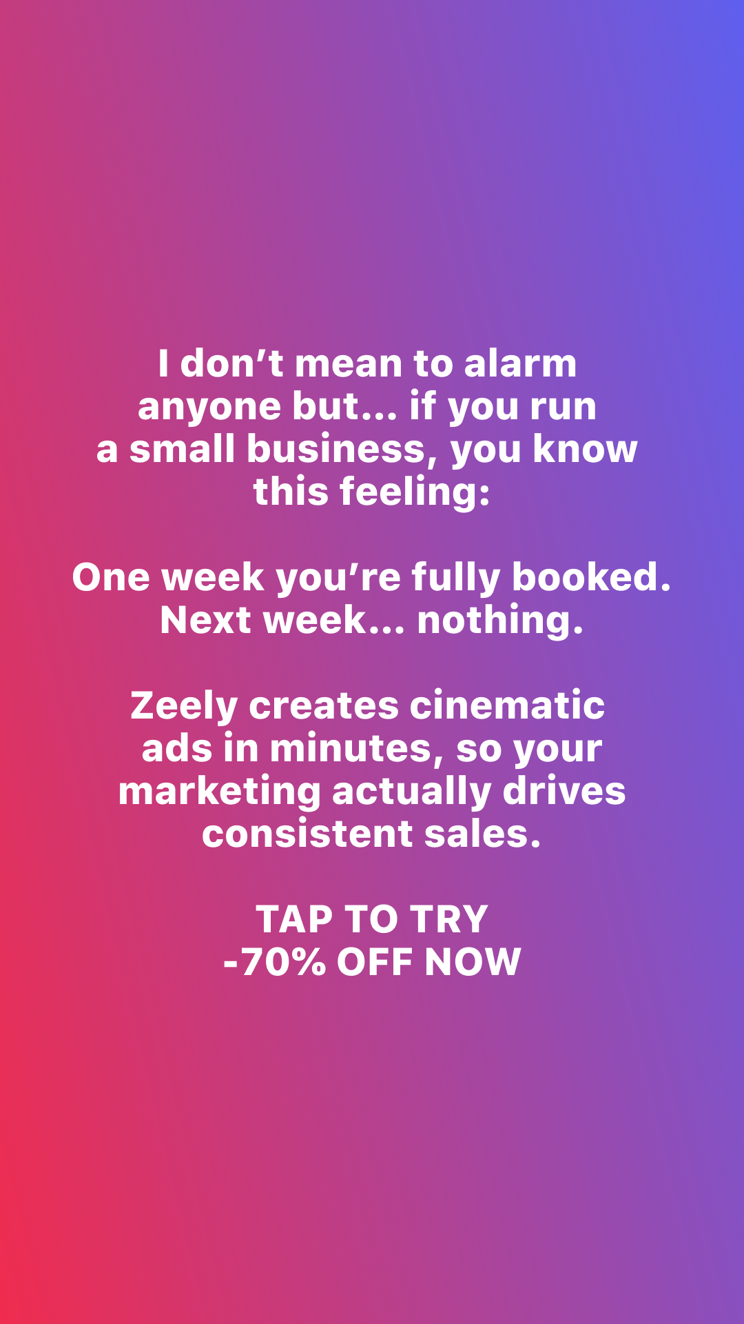 Zeely Facebook ad