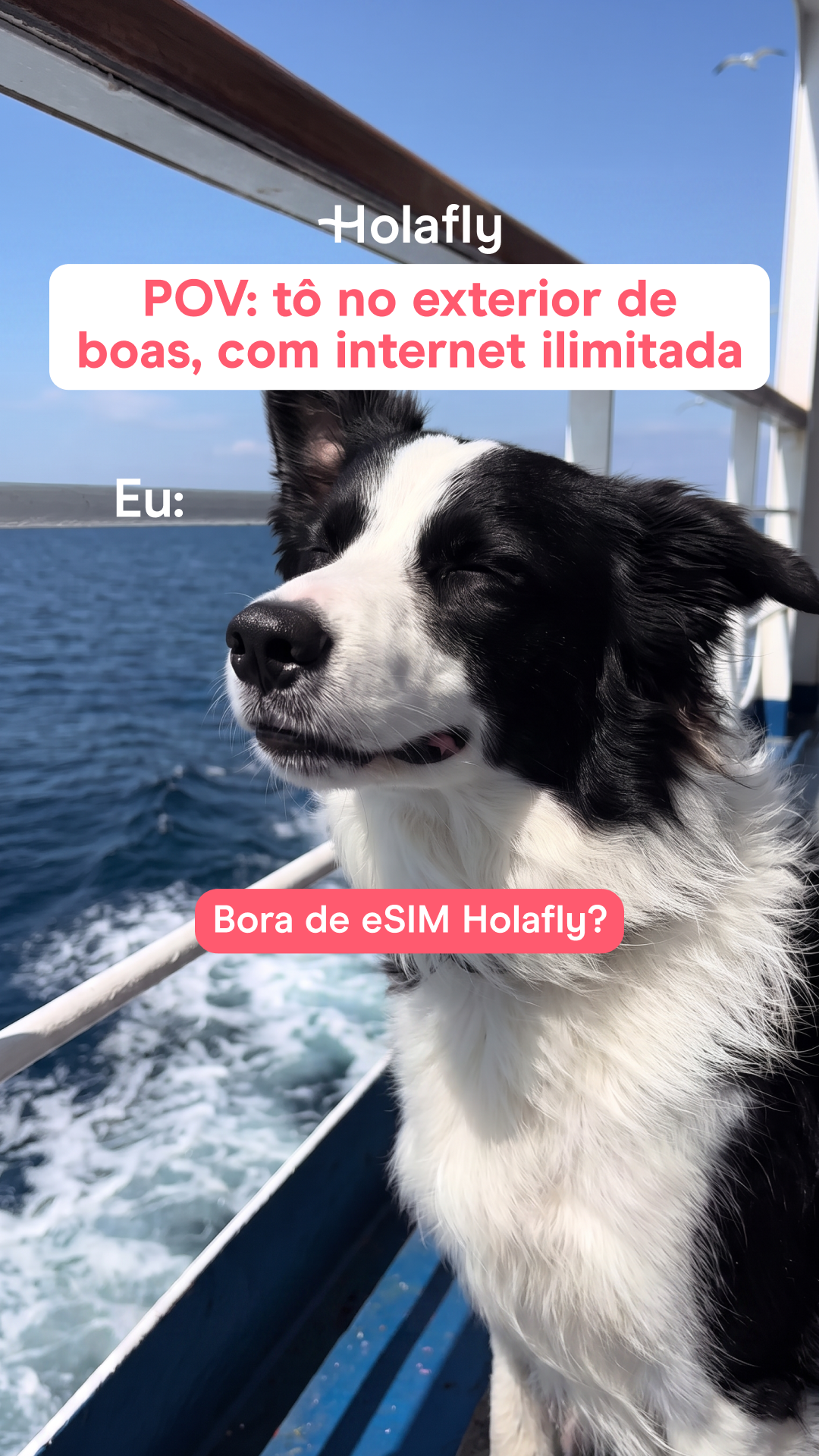 Holafly Portuguese Facebook ad
