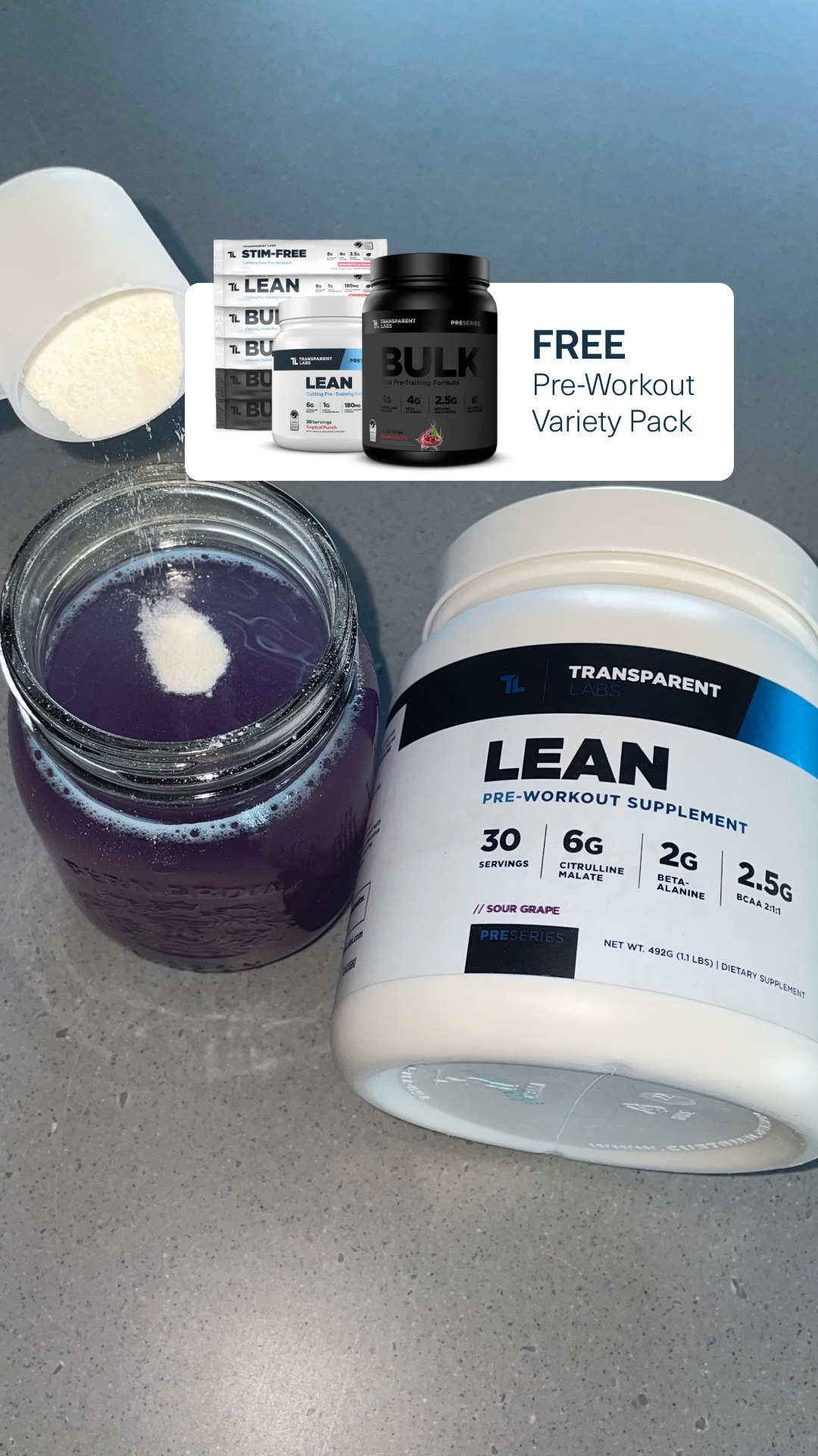 Transparent Labs Facebook ad