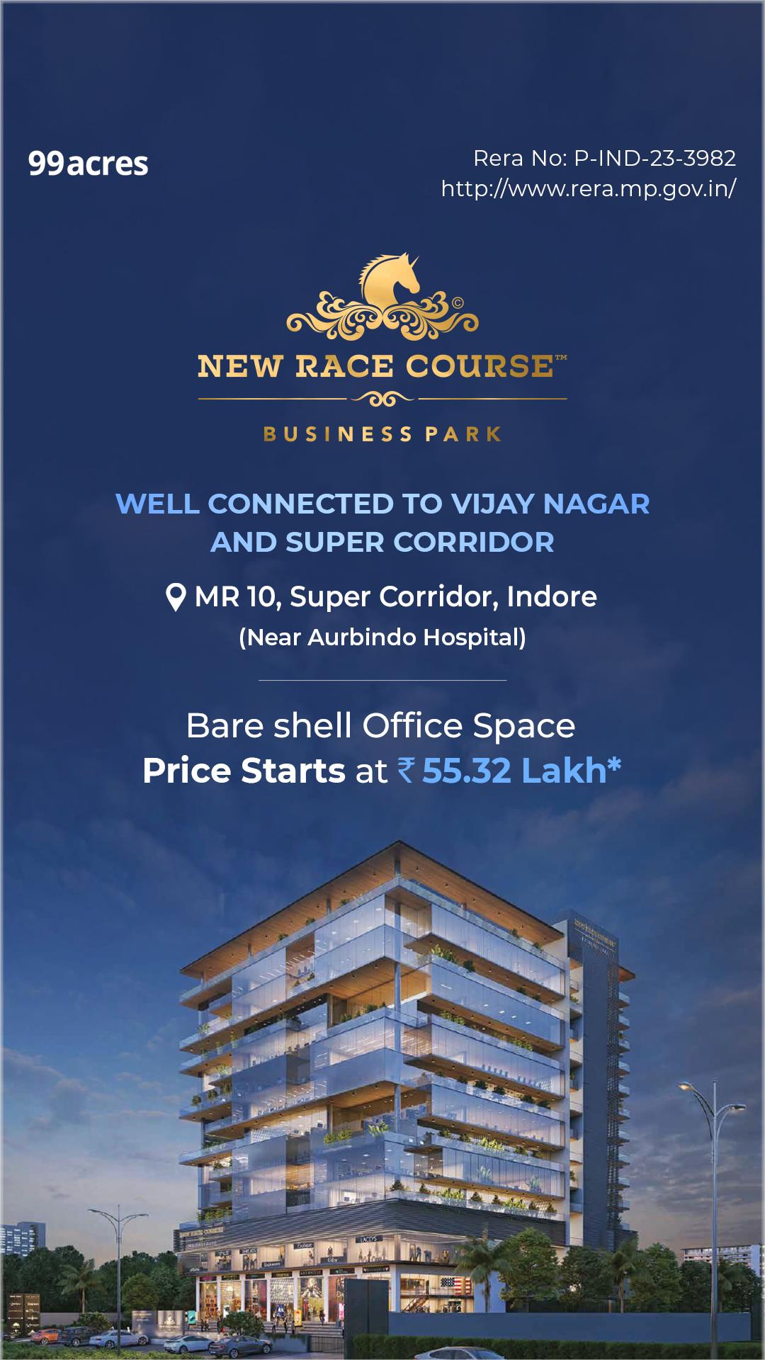 99acres Commercial Property Services. Facebook ad