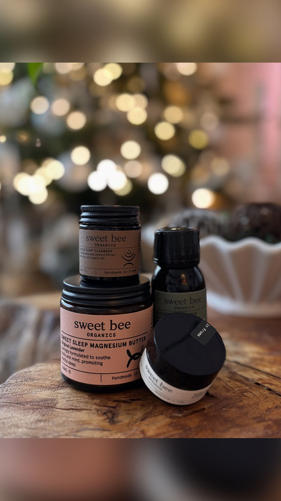 Sweet Bee Organics Facebook ad