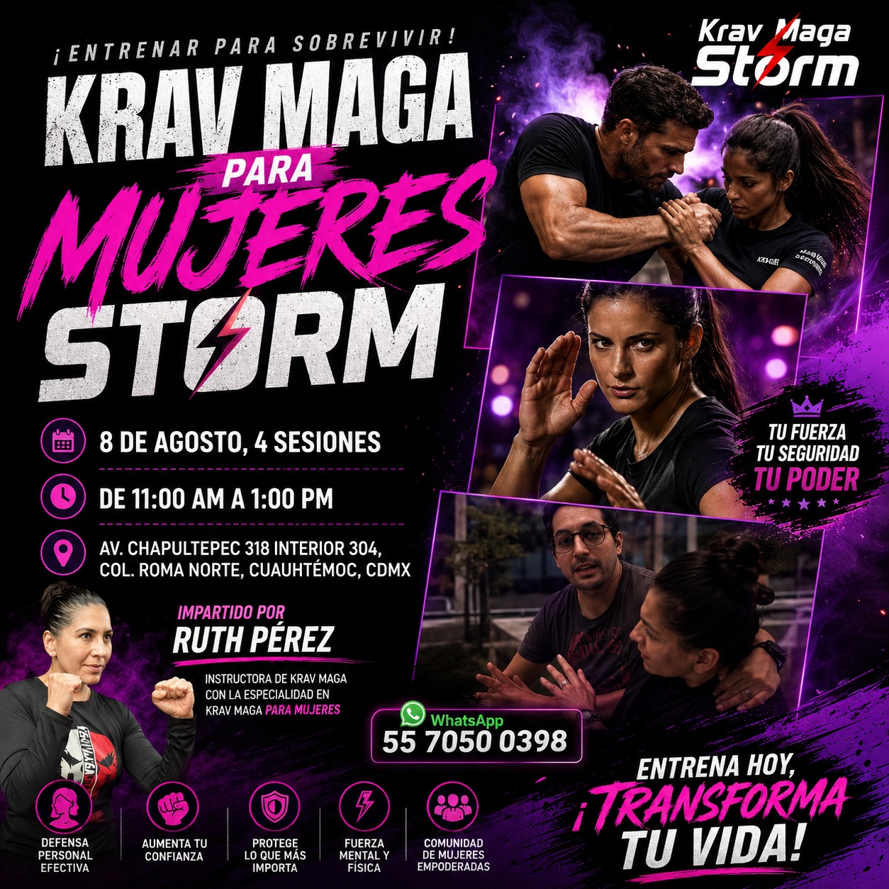 Krav Maga Storm Facebook ad