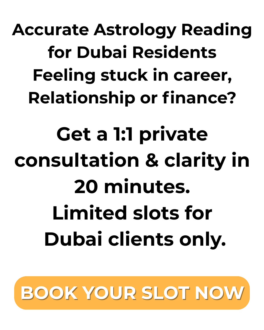 Star light 24 Facebook ad: Accurate Astrology Reading for Dubai Residents