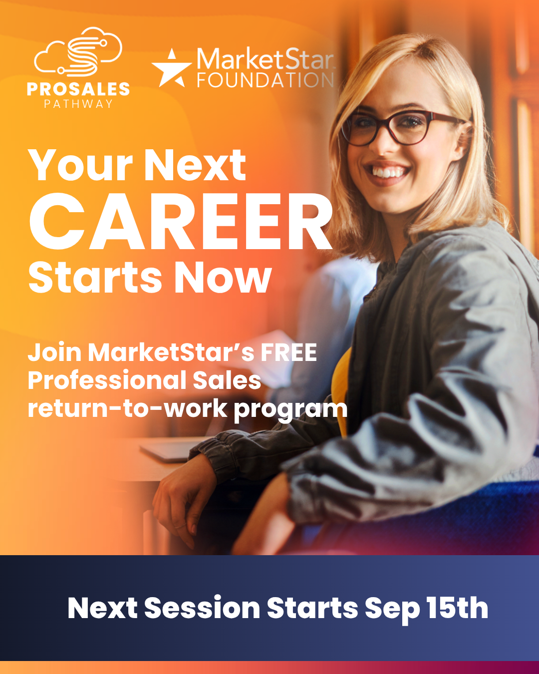 MarketStar Facebook ad: No-Cost ProSales Pathway