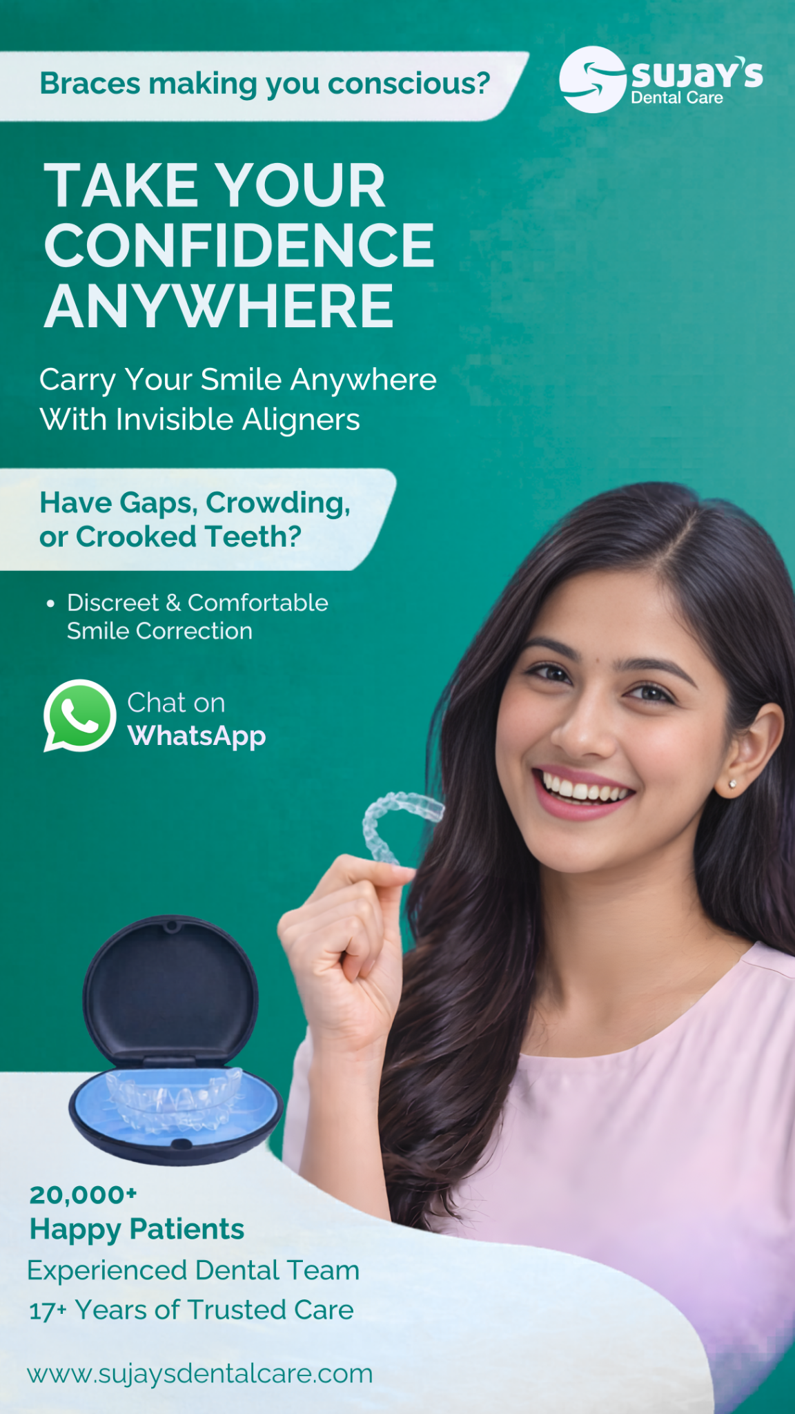 Sujays Dental Care Facebook ad from Apr 26, 2026