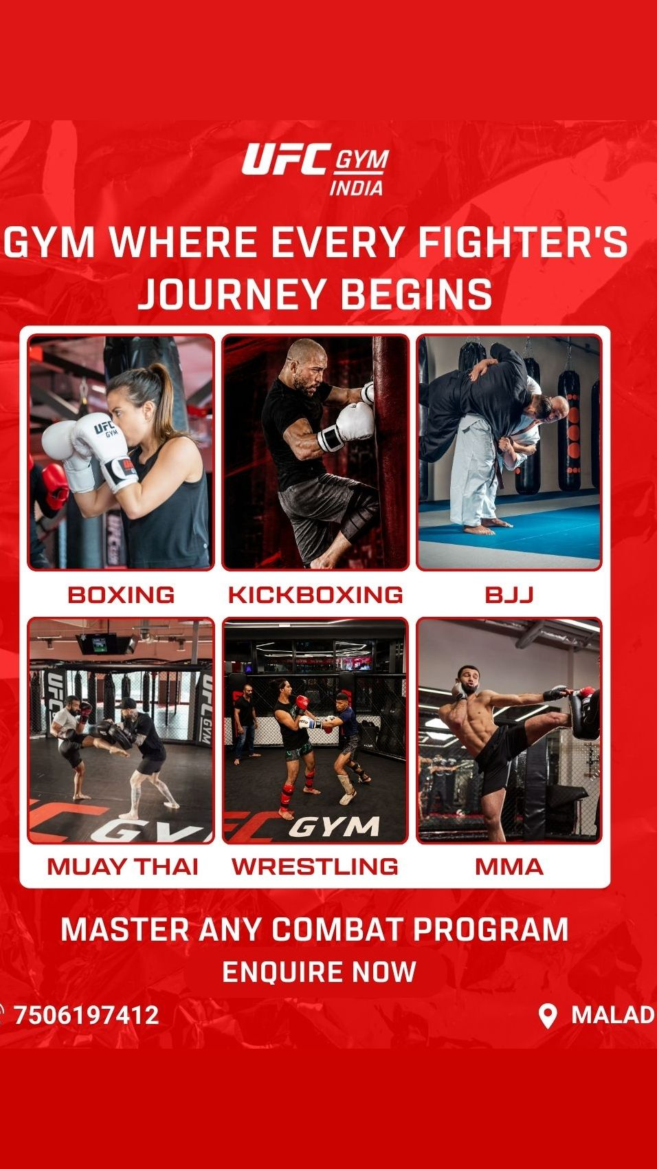 UFC GYM Malad Facebook ad: Your Fighter’s Journey Starts Here