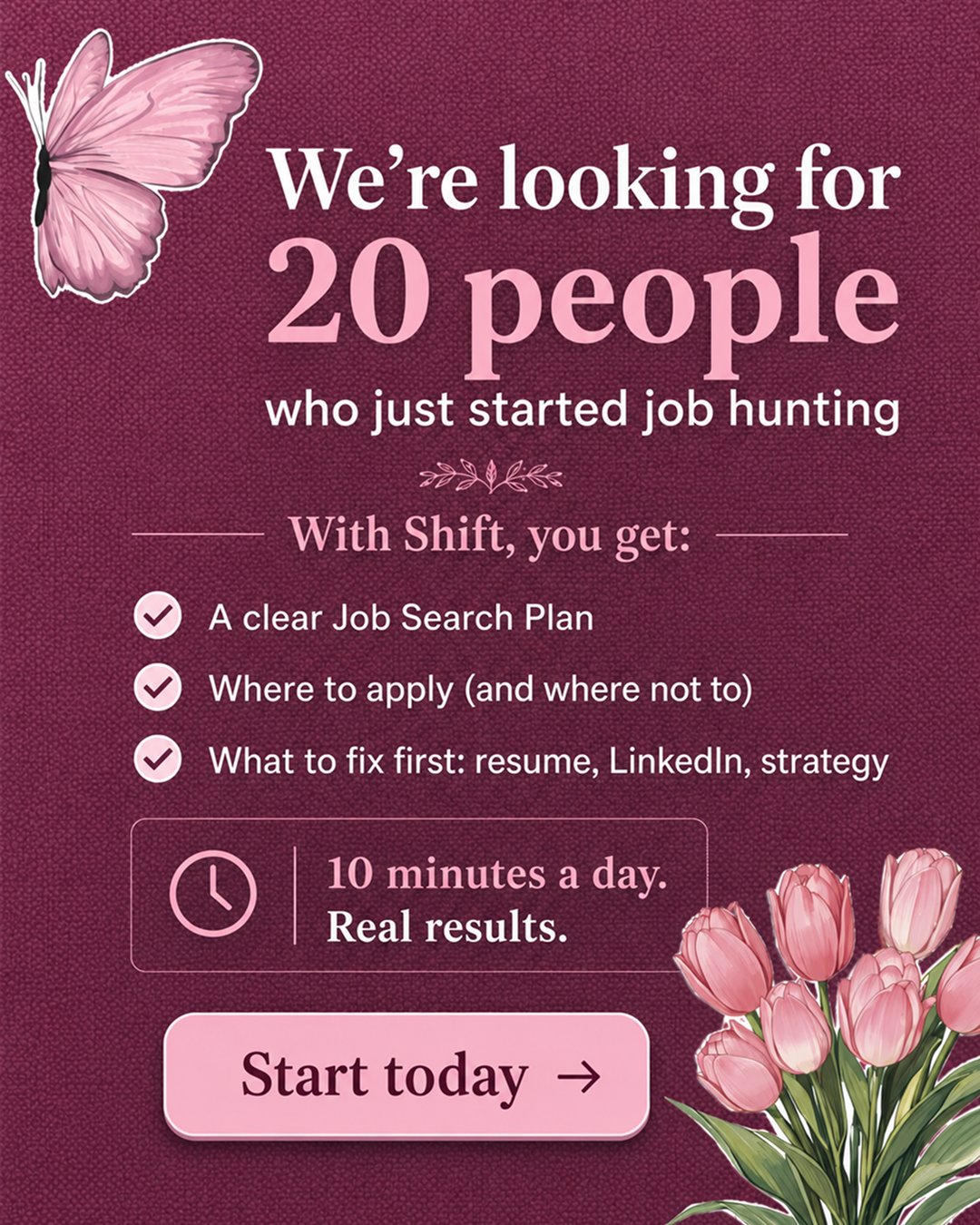 Shift - Transform Your Career Facebook ad
