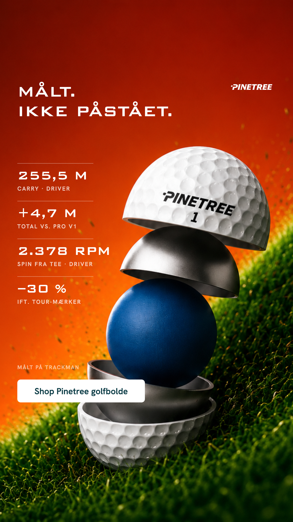 Pinetree Golf Facebook ad