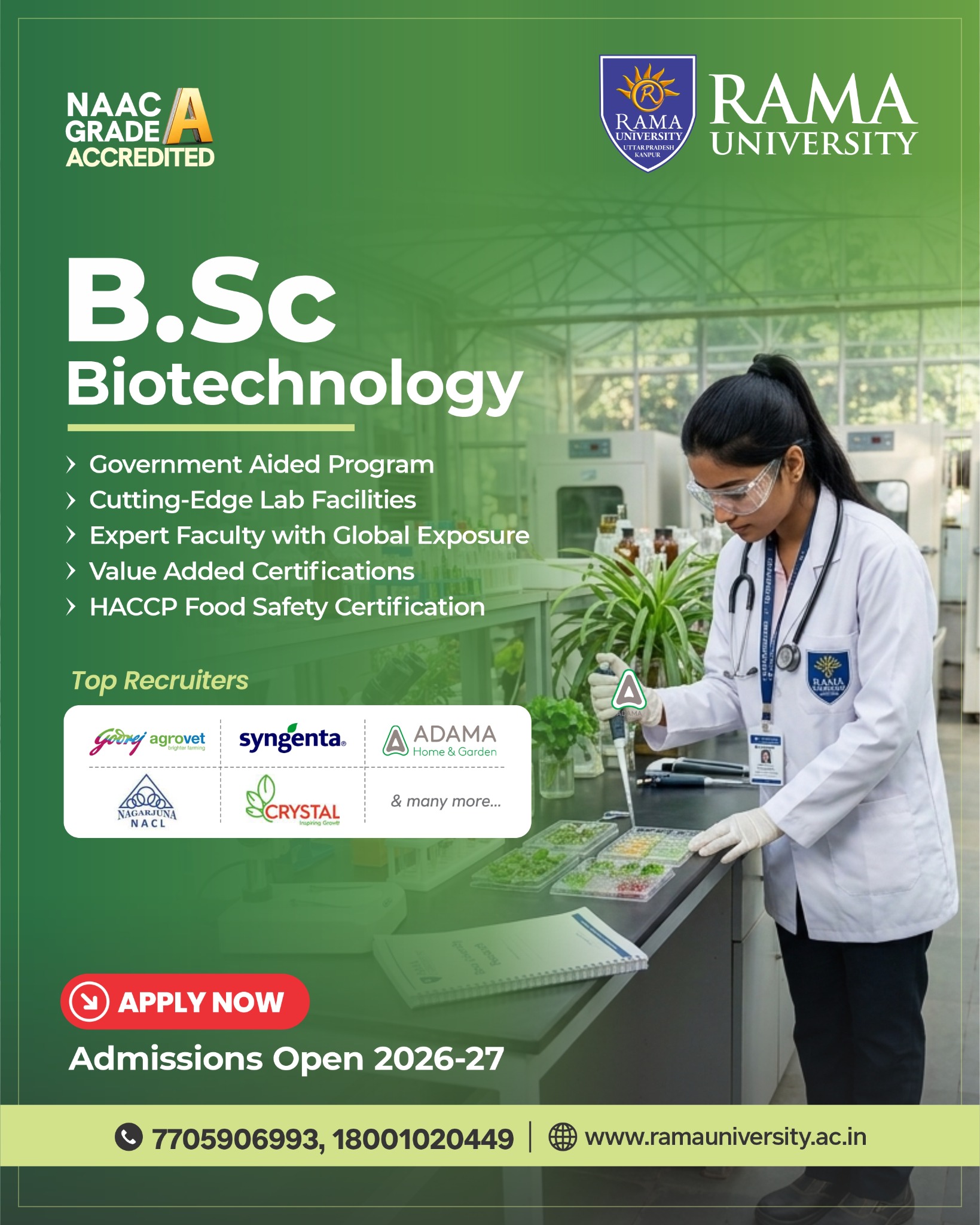Rama University Facebook ad