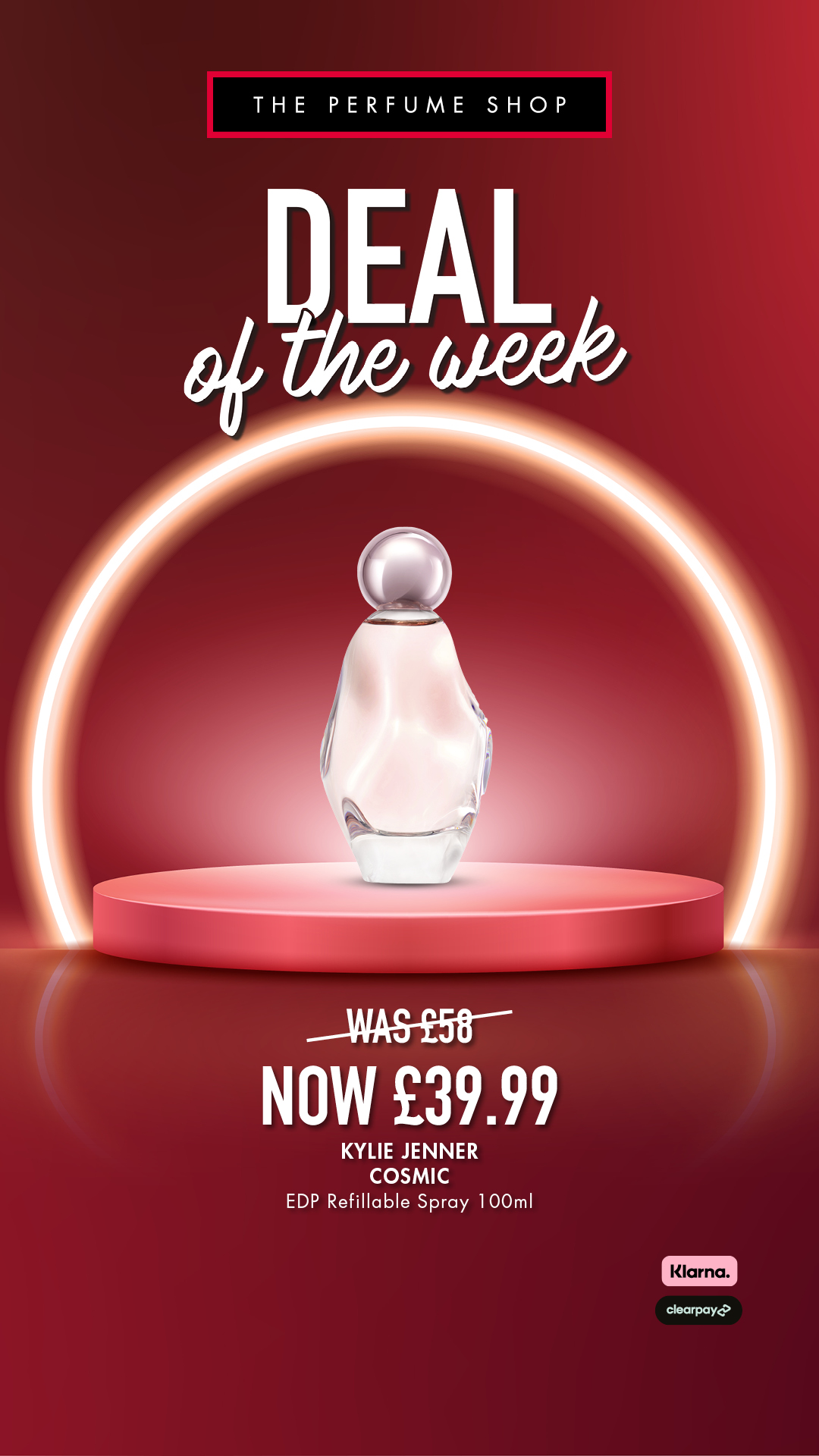 The Perfume Shop Facebook ad
