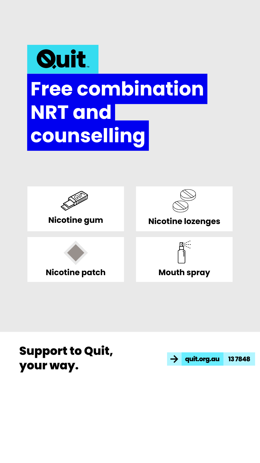 Quit Facebook ad