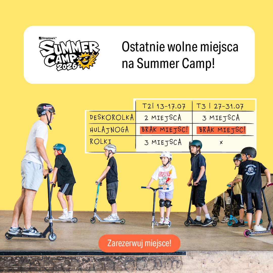 Streetpark - Cracow Indoor Skatepark Facebook ad: Ostatnie wolne miejsca!