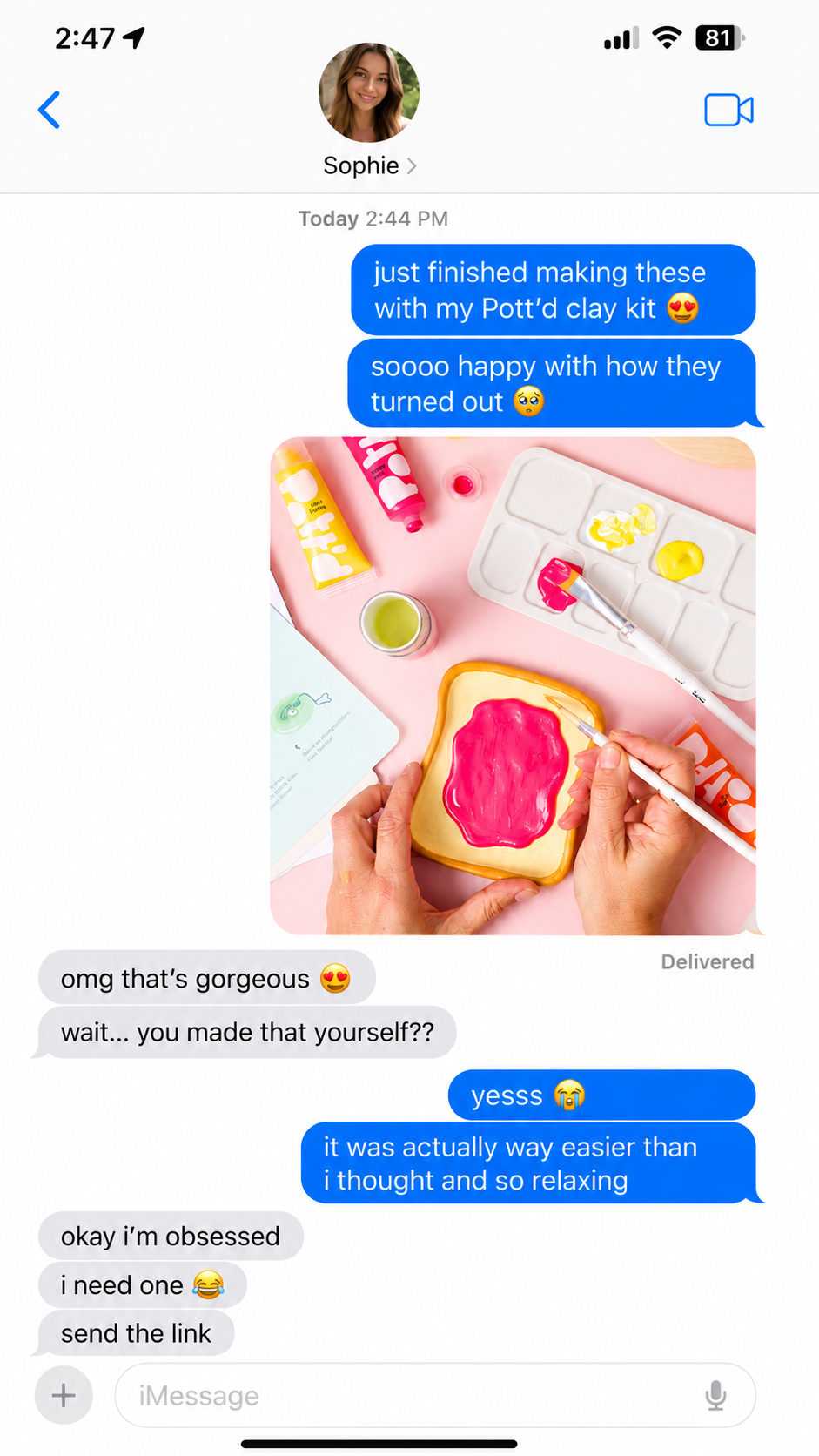 Pott'd Facebook ad