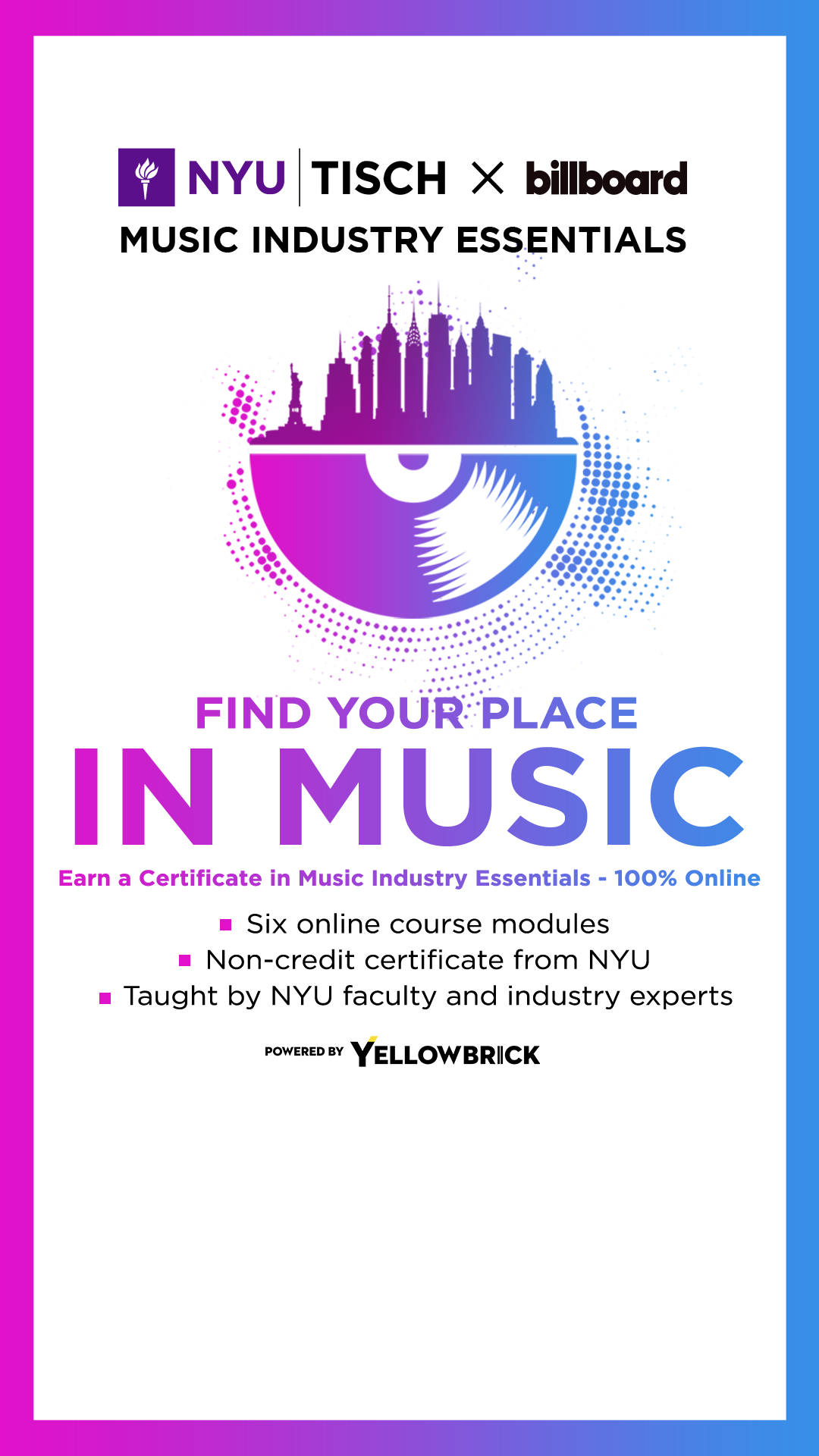 Yellowbrick Facebook ad