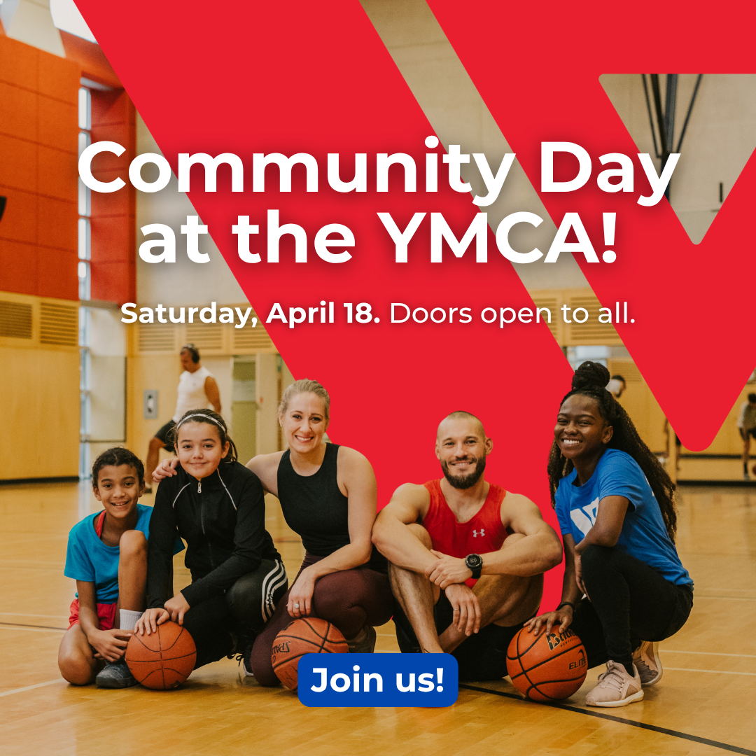 YMCA of the National Capital Region Facebook ad: Community Day at the Y: April 18